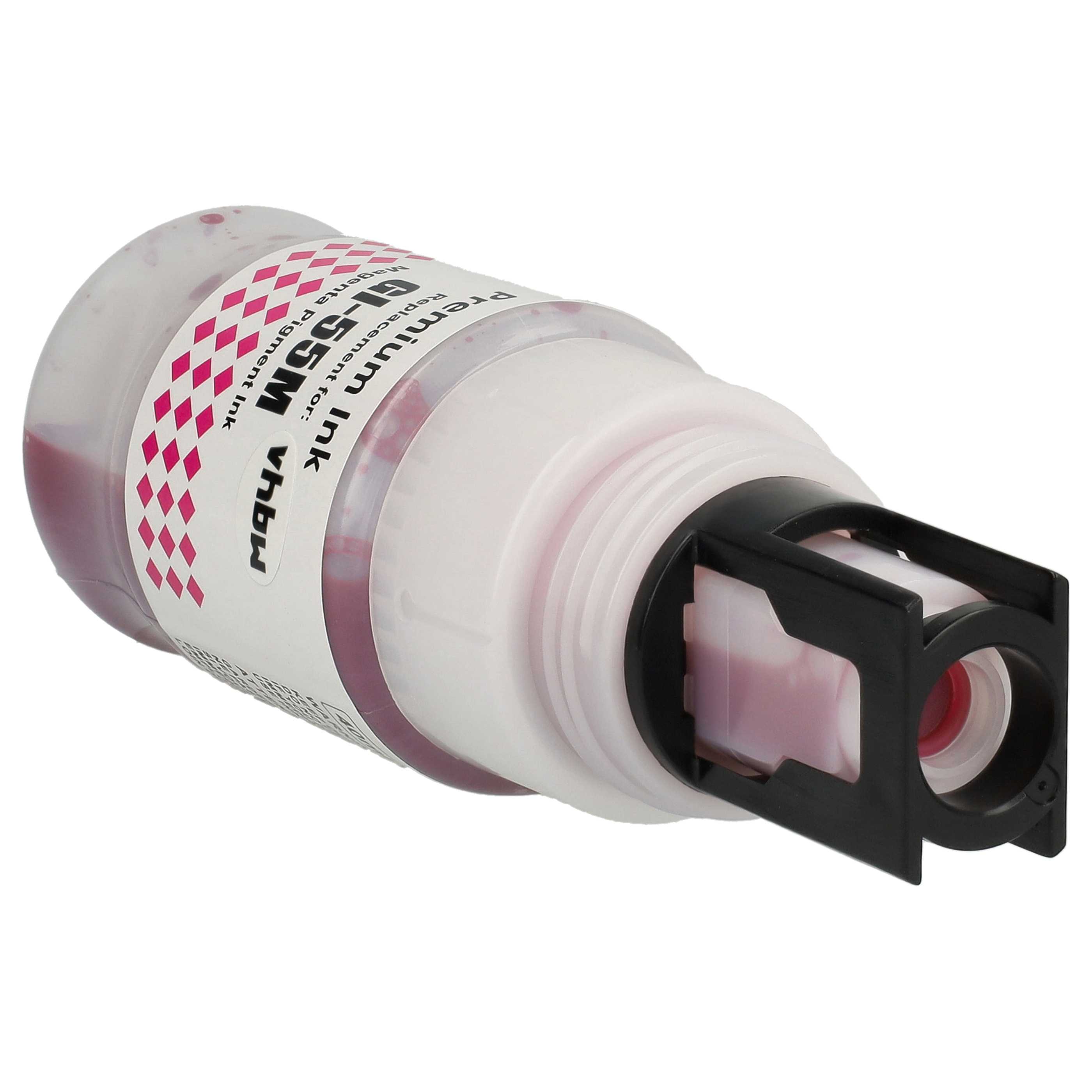 Nachfülltinte Magenta als Ersatz für Canon GI-55M, 6290C001 für Canon Drucker - Pigmentiert, 40ml