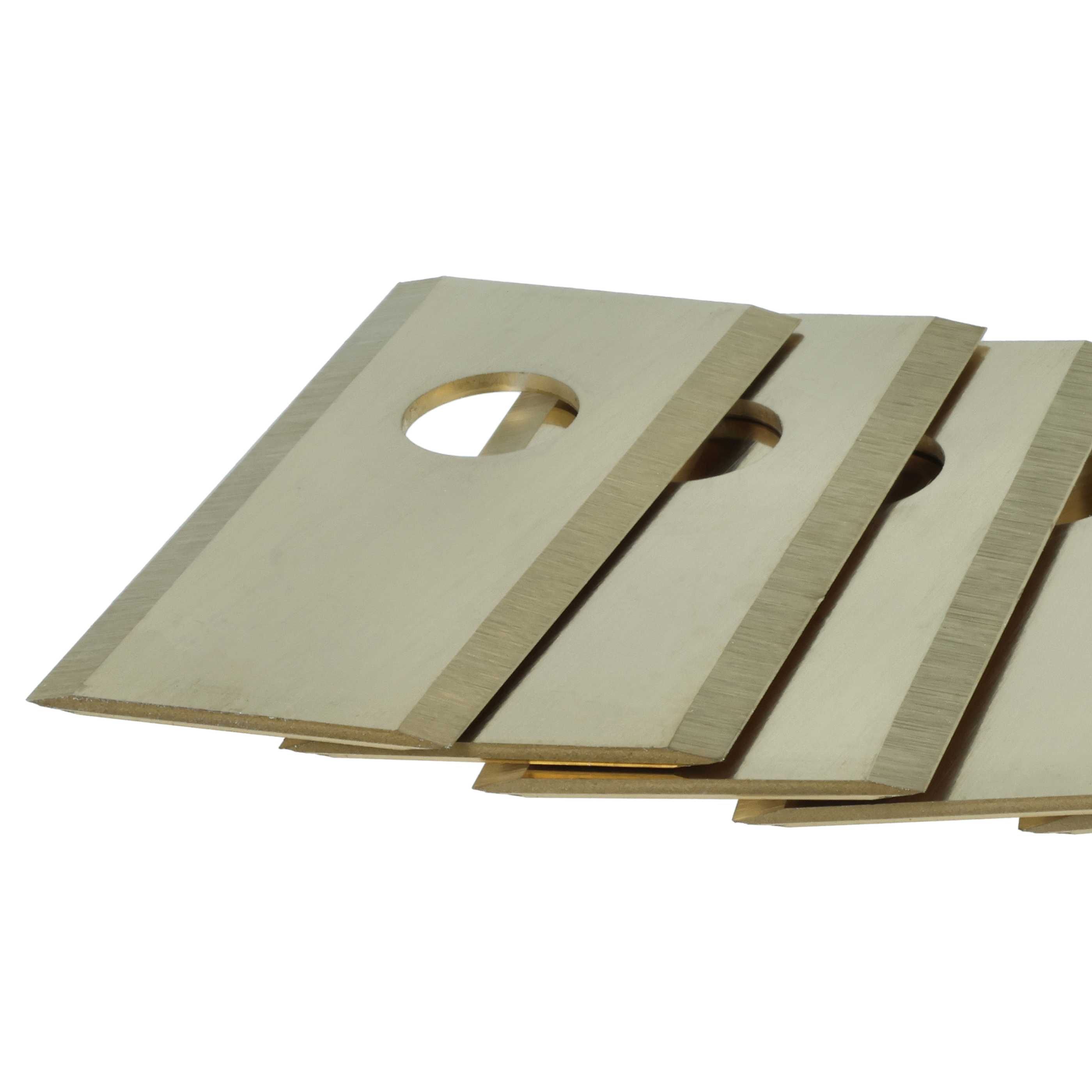 9x Exchange Blade for Philips, Scheppach, Worx, Landxcape Cordless Lawnmower etc.titanium apatite, Silver