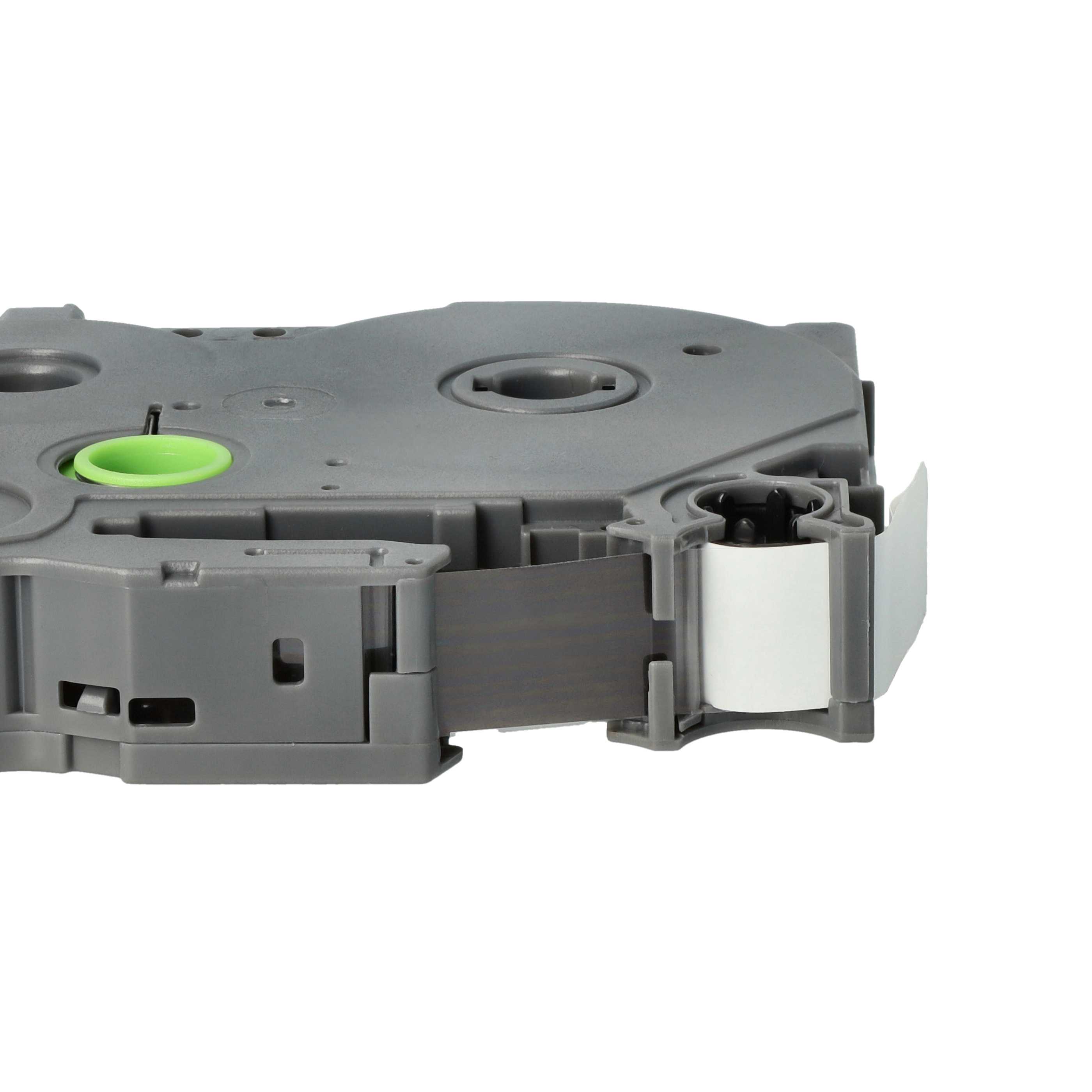 3x Label Tape replaces Brother TZE-231S - 12 mm Black to White