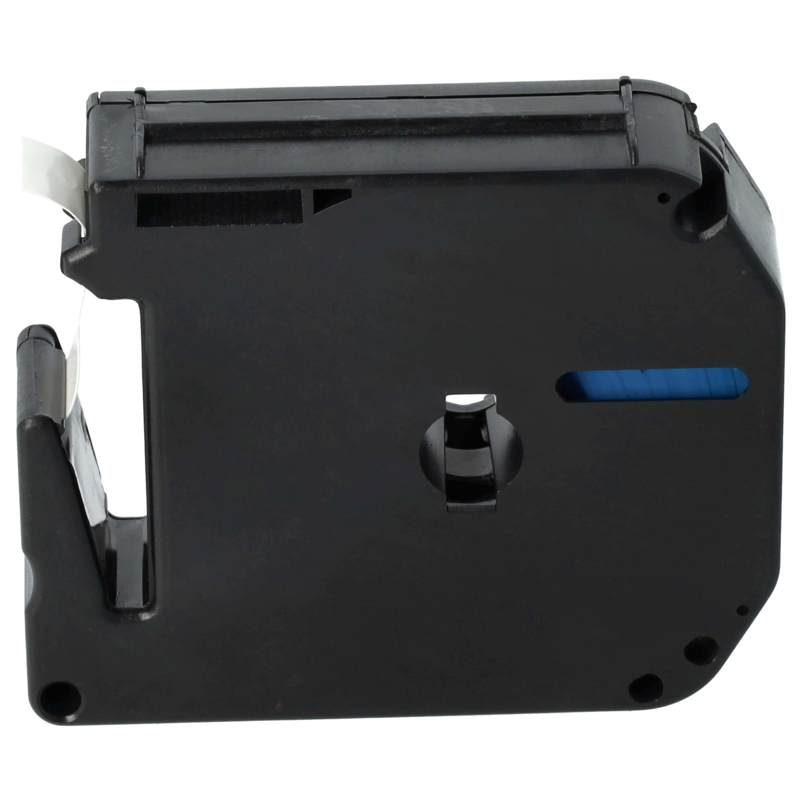 50x Label Tape replaces Brother M-K221 - 9 mm Black to White