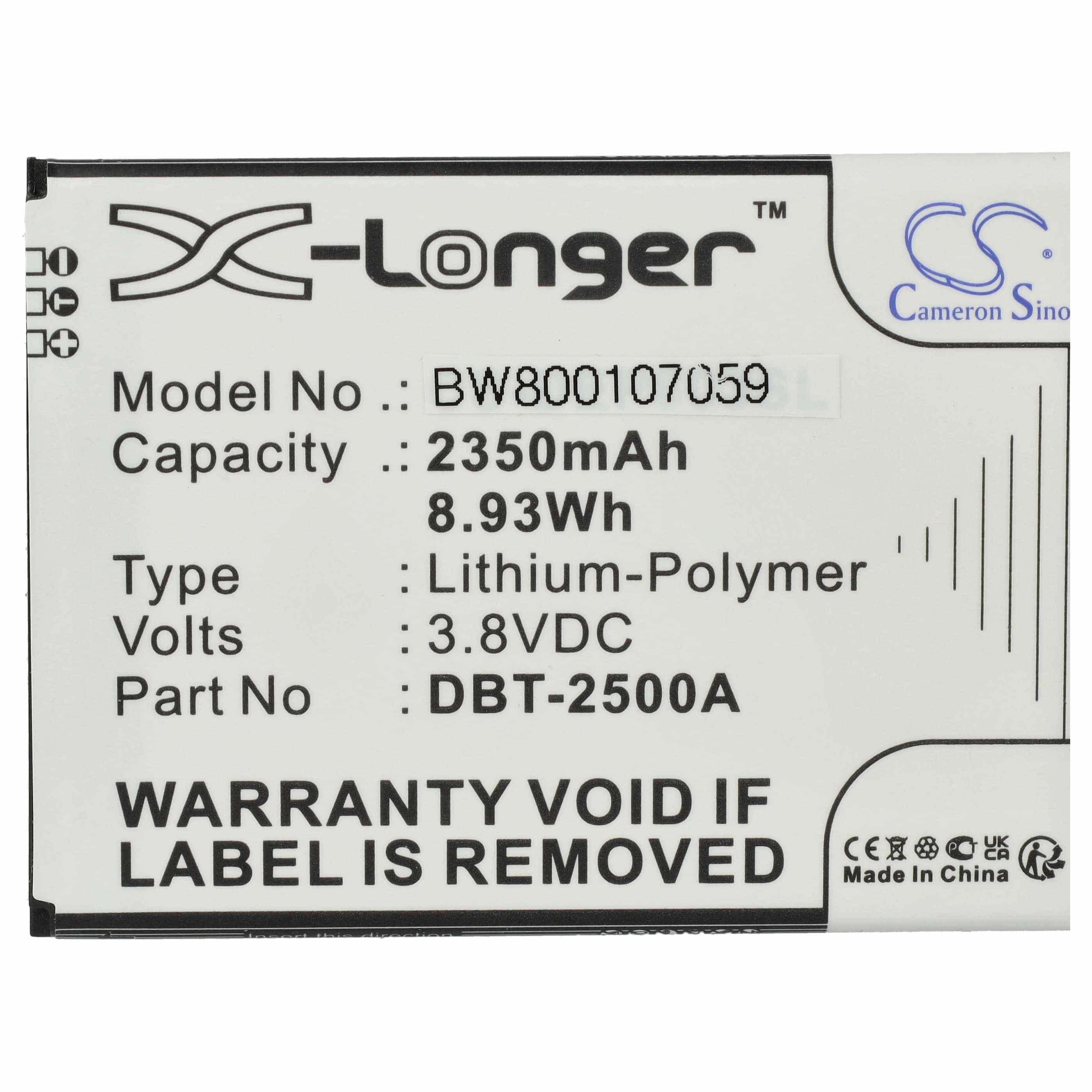 Akumulator do telefonu dla seniora zamiennik Doro DBT-2500A - 2350 mAh 3,8 V LiPo