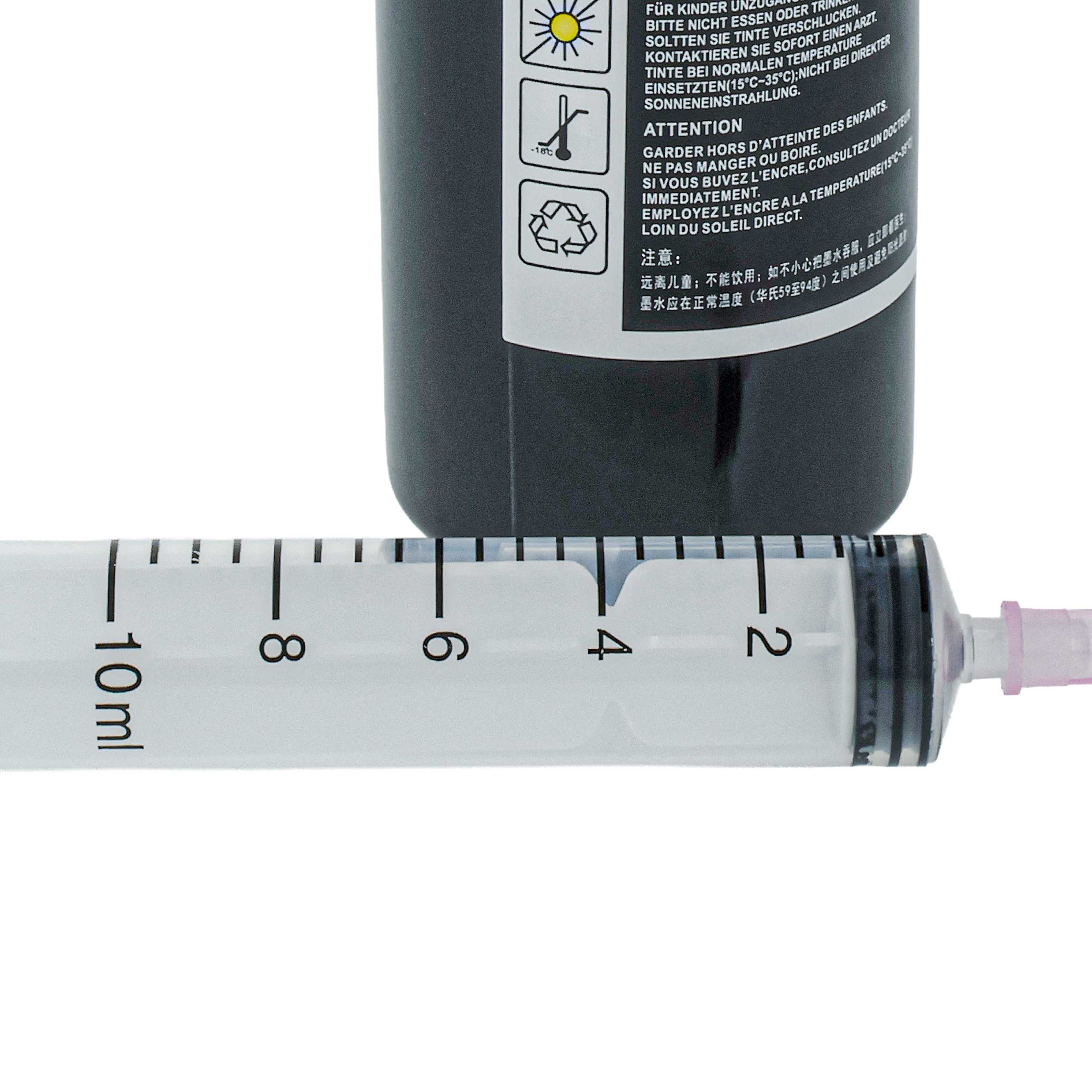 Refill Ink Black suitable for Epson, Brother, HP, Lexmark Printer etc., 100 ml