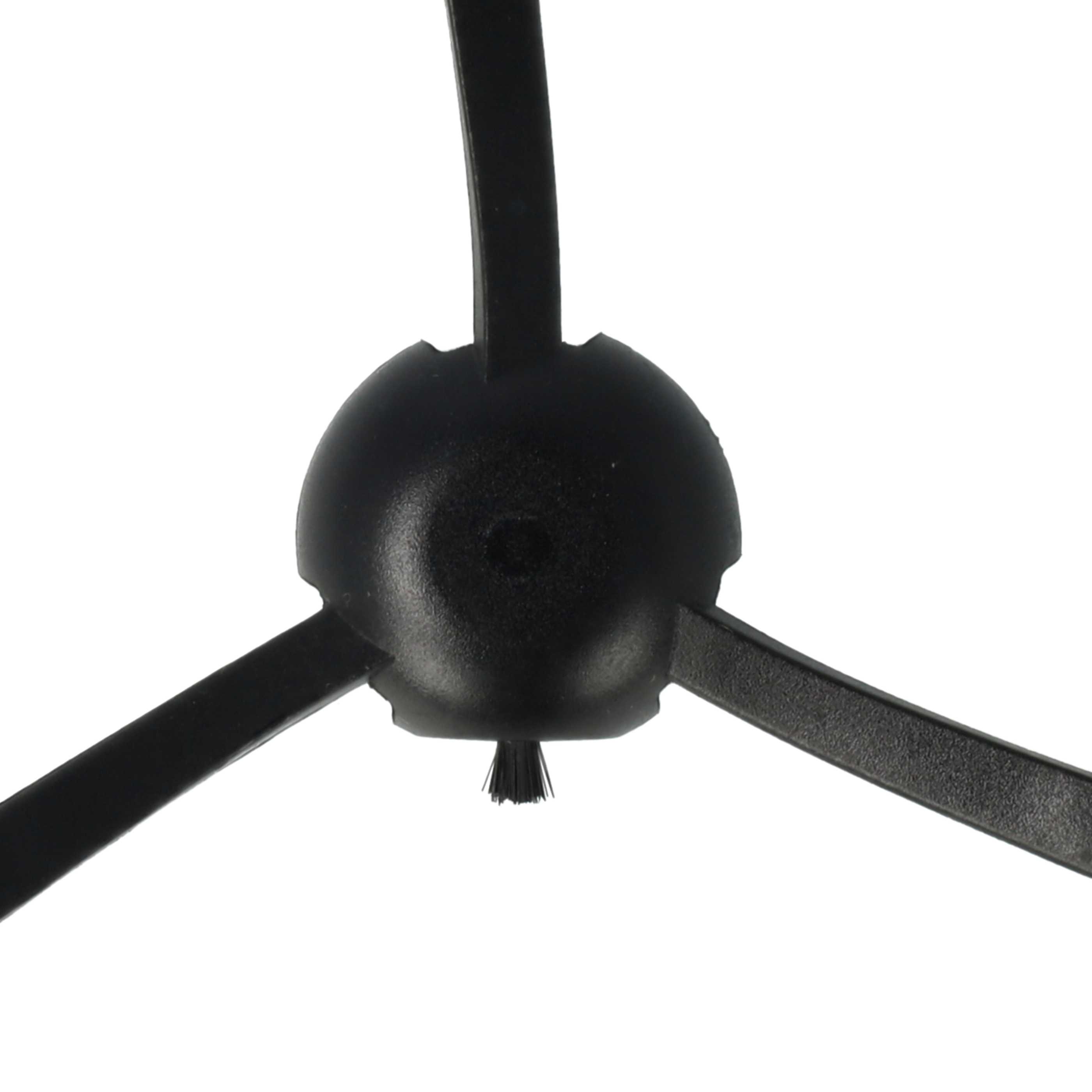 2x Spazzola laterale a 3 bracci per robot aspirapolvere Dreame, Xiaomi, Mova L10s Pro - nero