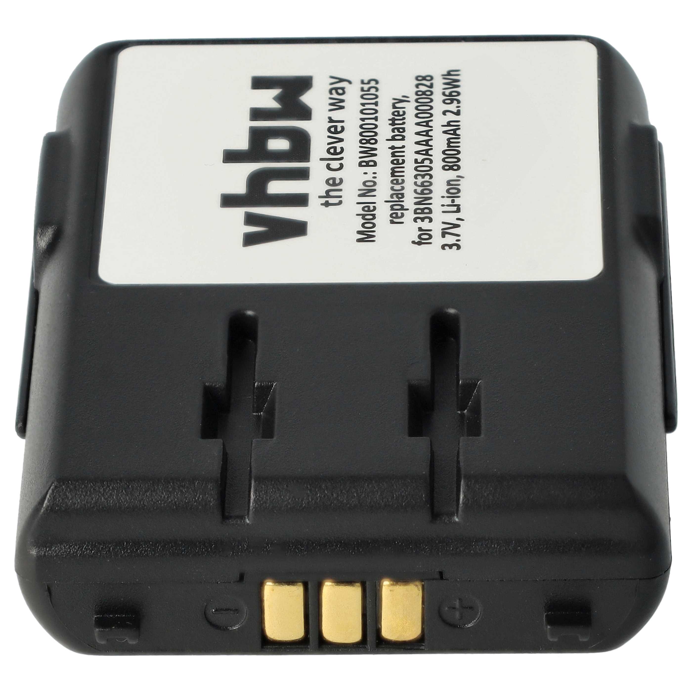 Batterie remplace Alcatel 3BN66305AAAA000828 pour téléphone T-Systems - 800mAh 3,7V Li-ion
