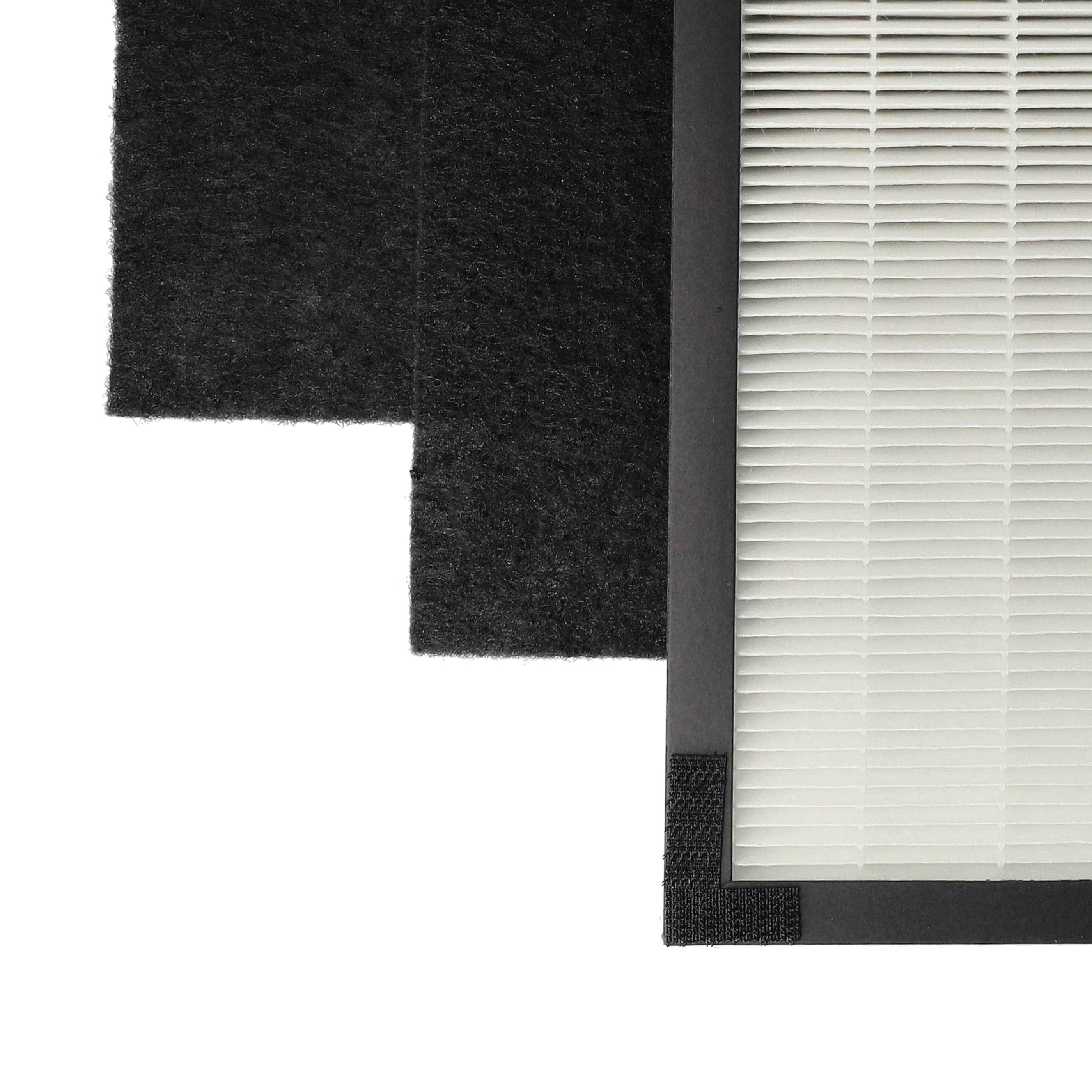 Filter Set replaces Dirt Devil 0150022 Air Purifier - HEPA filter, activated carbon filter