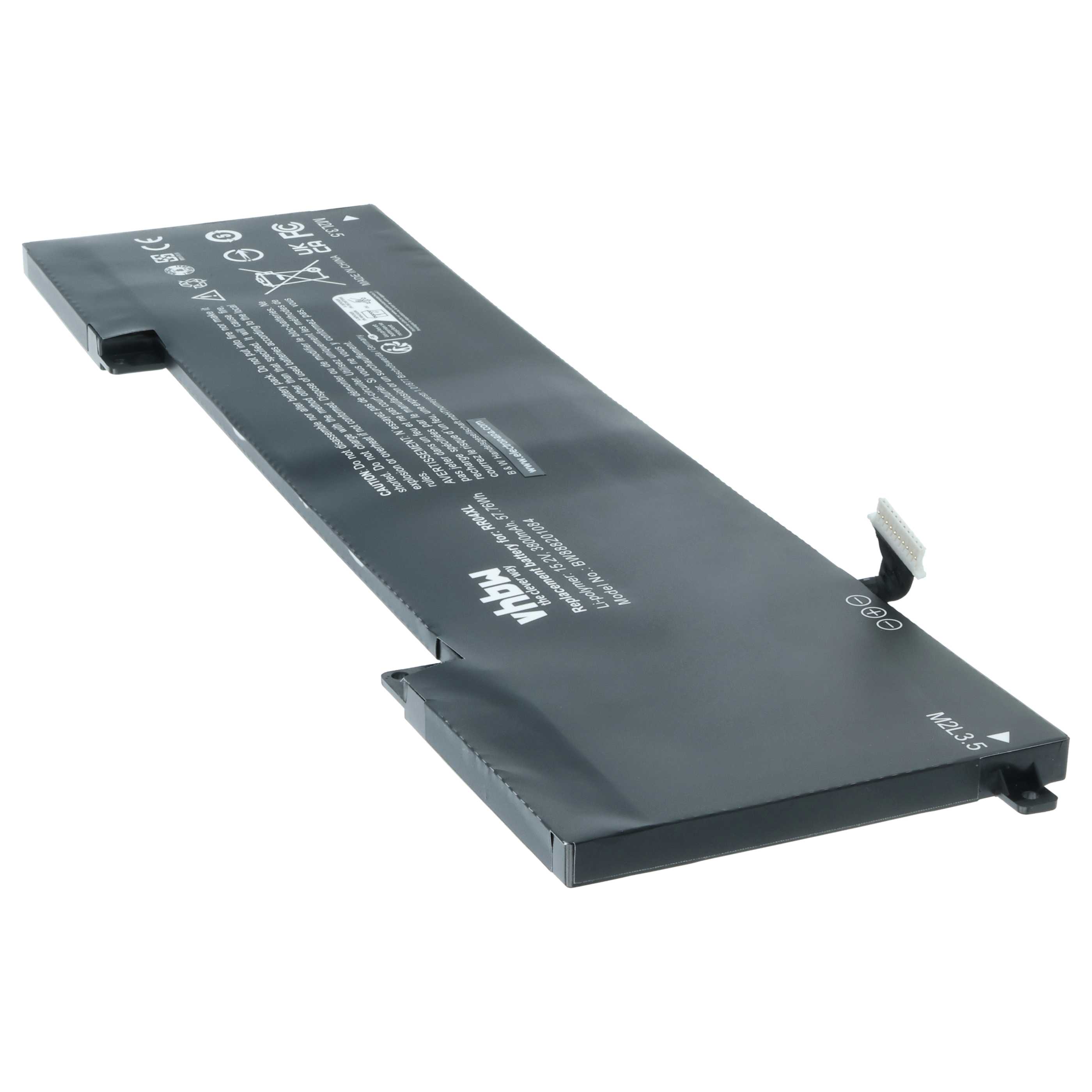 Akumulator do laptopa zamiennik HP 778961-421, 778978-005, 778951-421 - 3800 mAh 15,2 V Li-Ion, czarny
