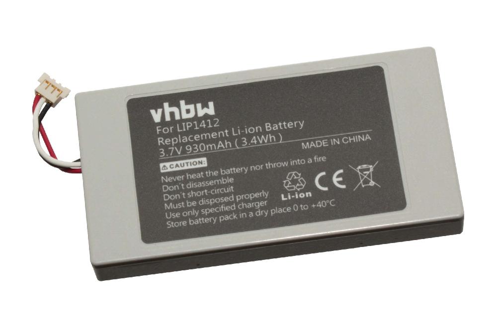 Batterie remplace Sony 4-000-597-01 remplace Sony 4-000-597-01 pour console de jeux - 930mAh, 3,7V