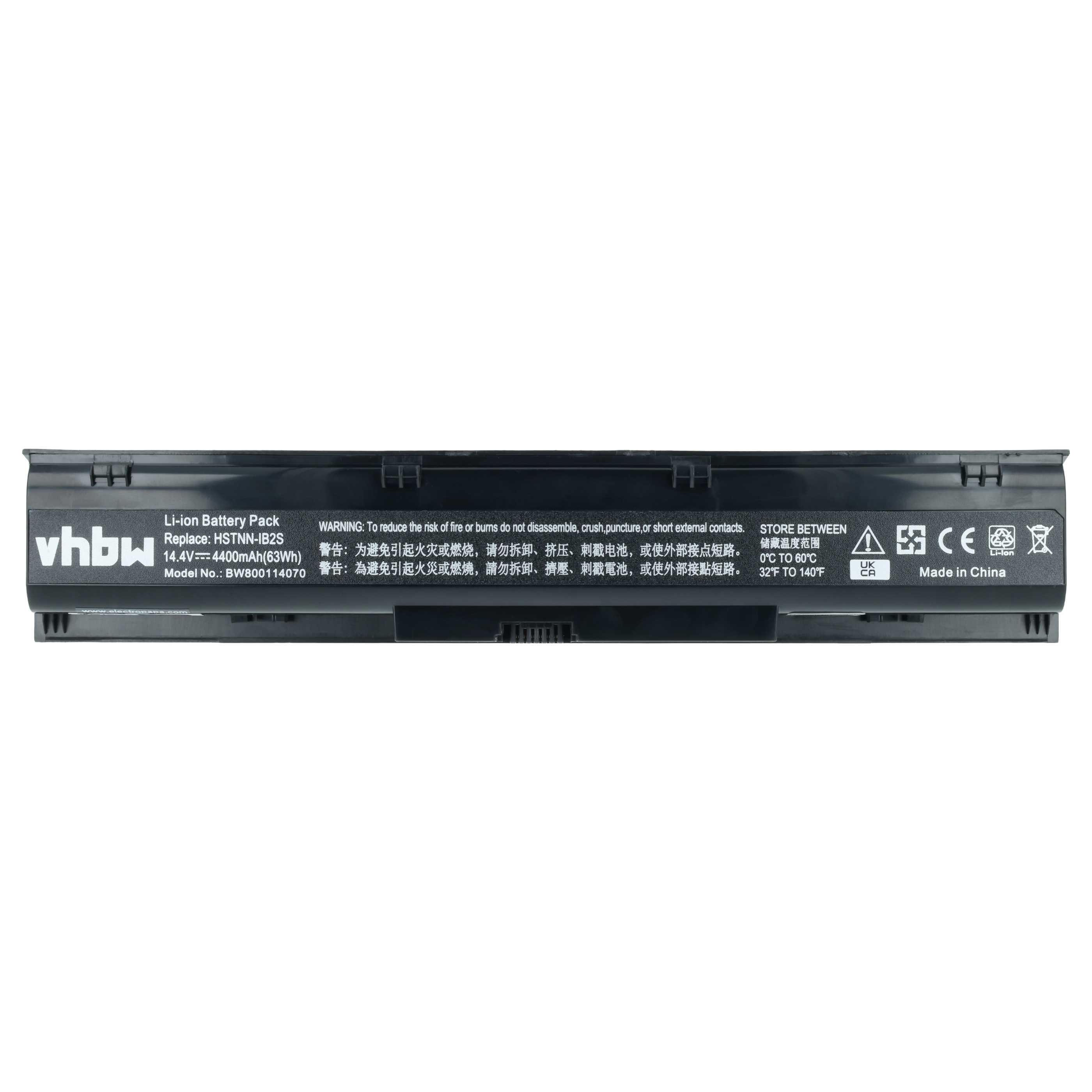 Akumulator do laptopa zamiennik HP 633734-421, 633734-151, 633734-141 - 4400 mAh 14,4 V Li-Ion, czarny