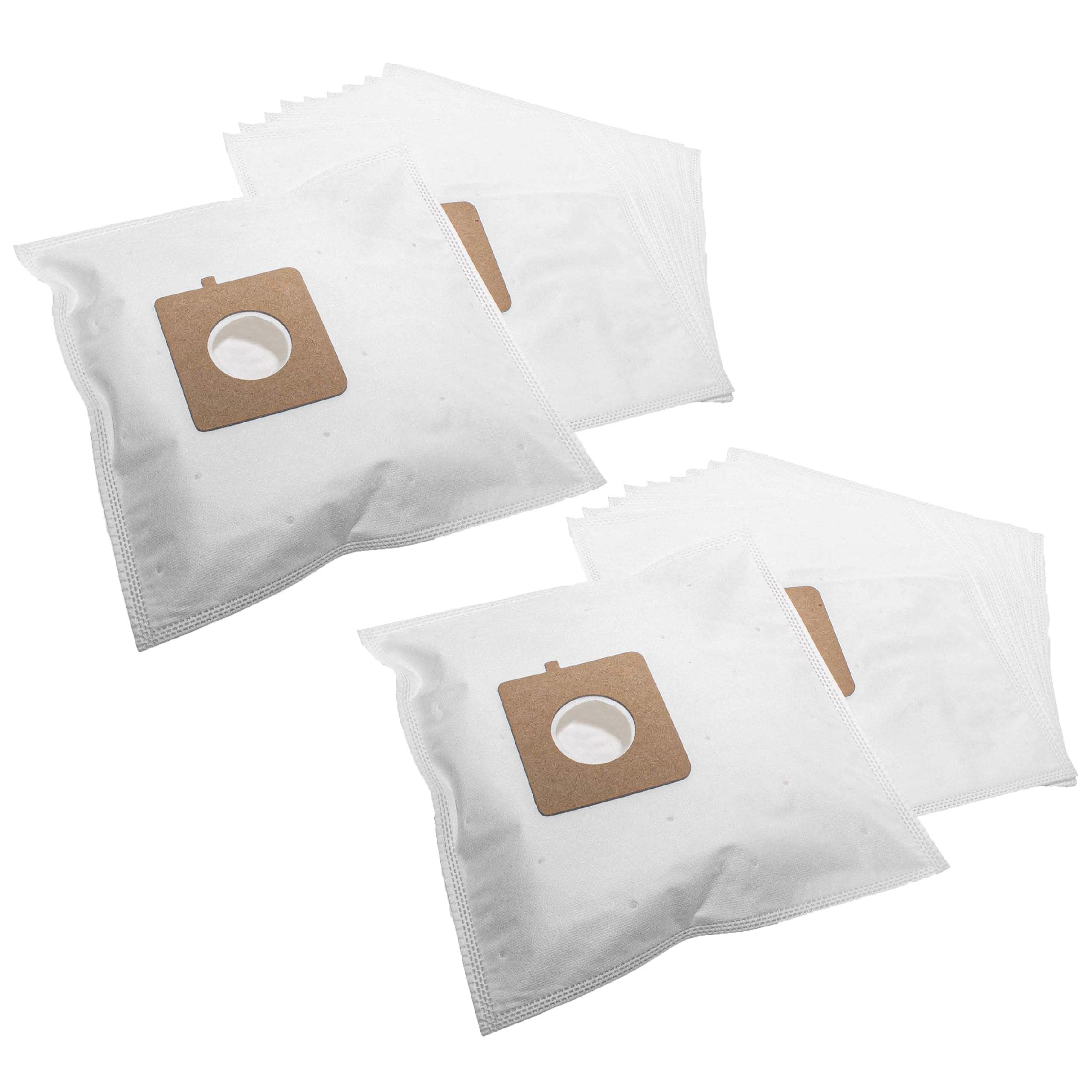 20x Sac pour aspirateur Proline, Moulinex, Satrap, Hanseatic - microfibre non tissée