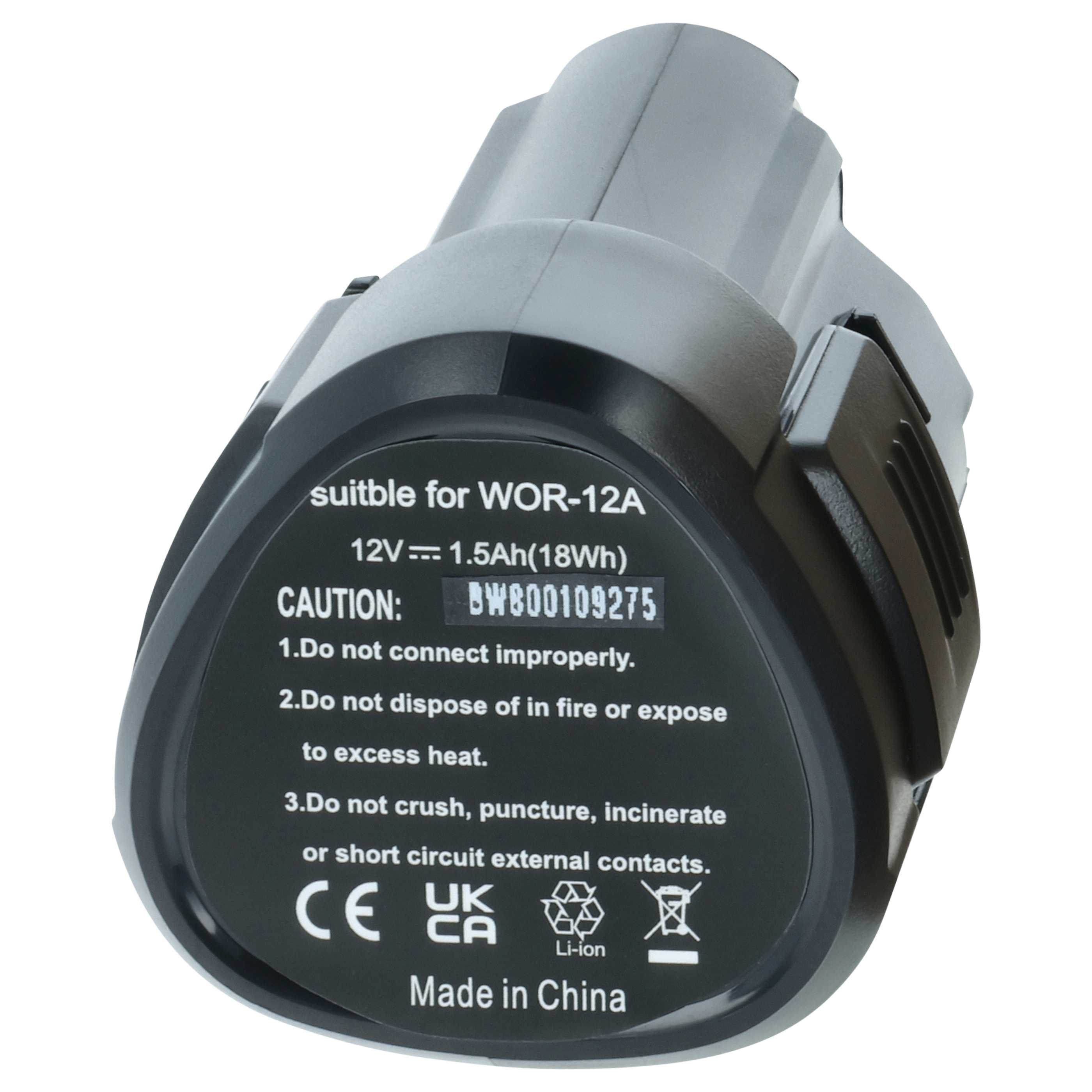 Batteria sostituisce Worx WA3503, WA3509, WA3505 per attrezzo - 1,5Ah 12V Li-Ion