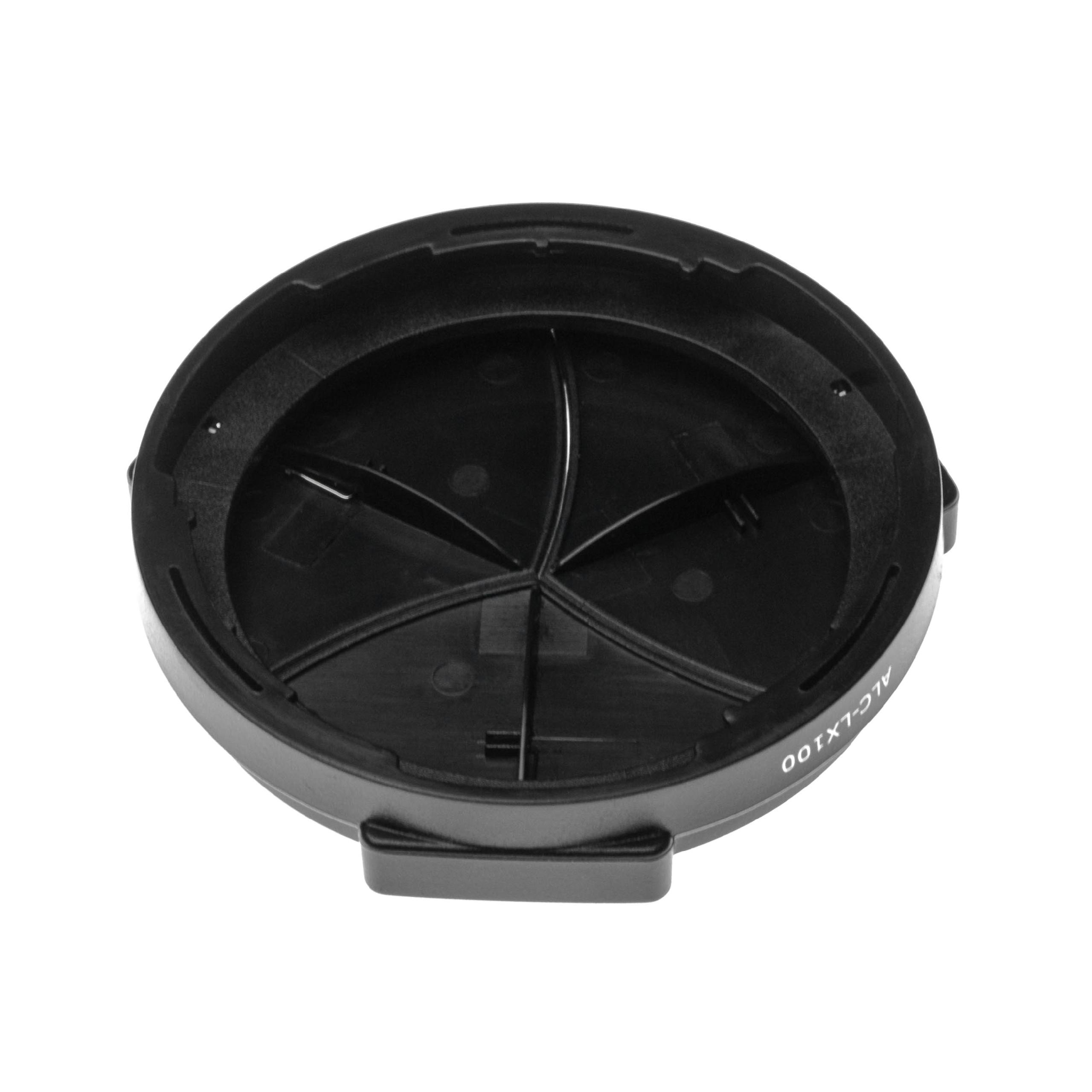 Tapa objetivo automático reemplaza ALC-LX100 BLACK para cámara Leica - plástico negro