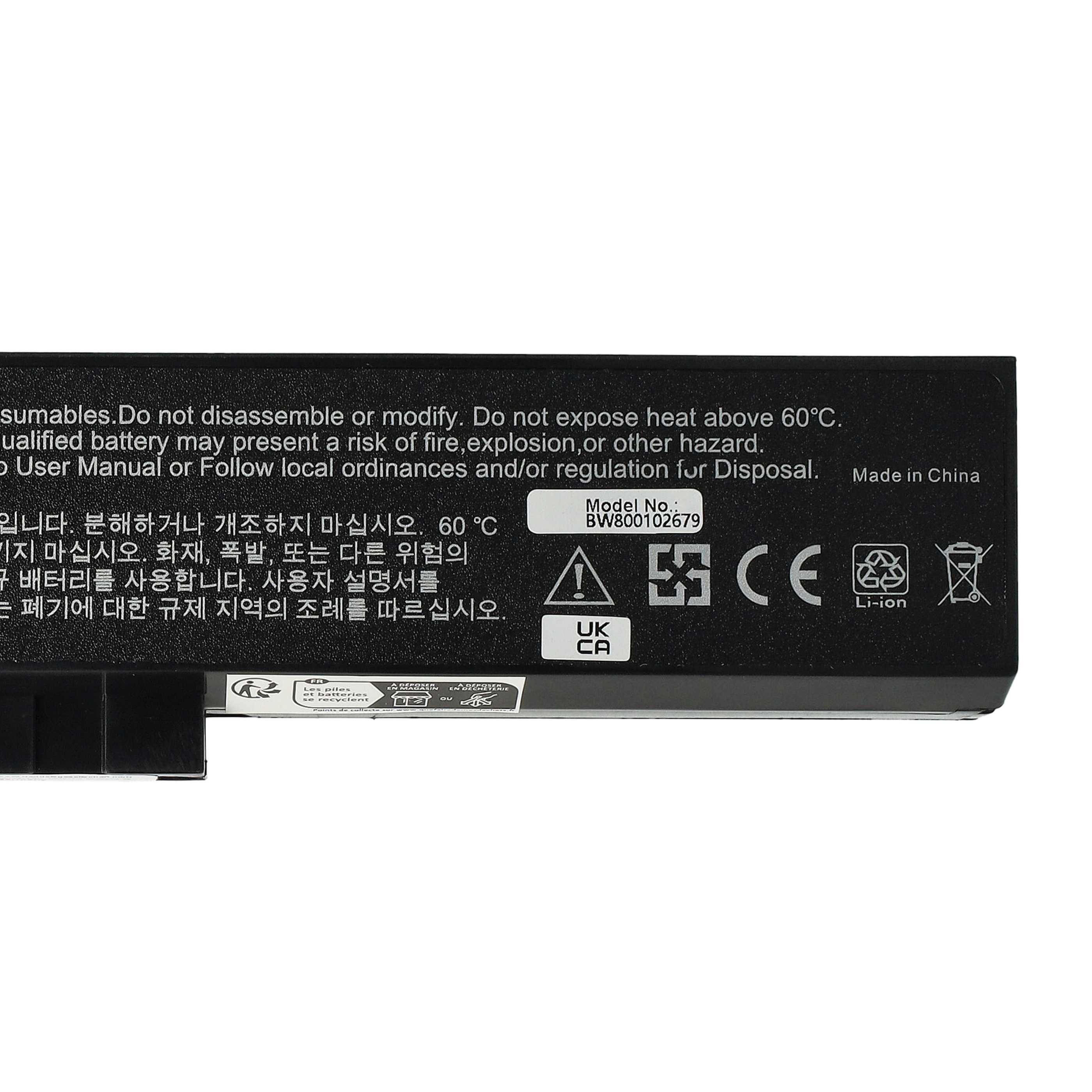 Notebook Battery replaces Fujitsu-Siemens BA31.AV - 4400 mAh 11.1 V Li-Ion, black