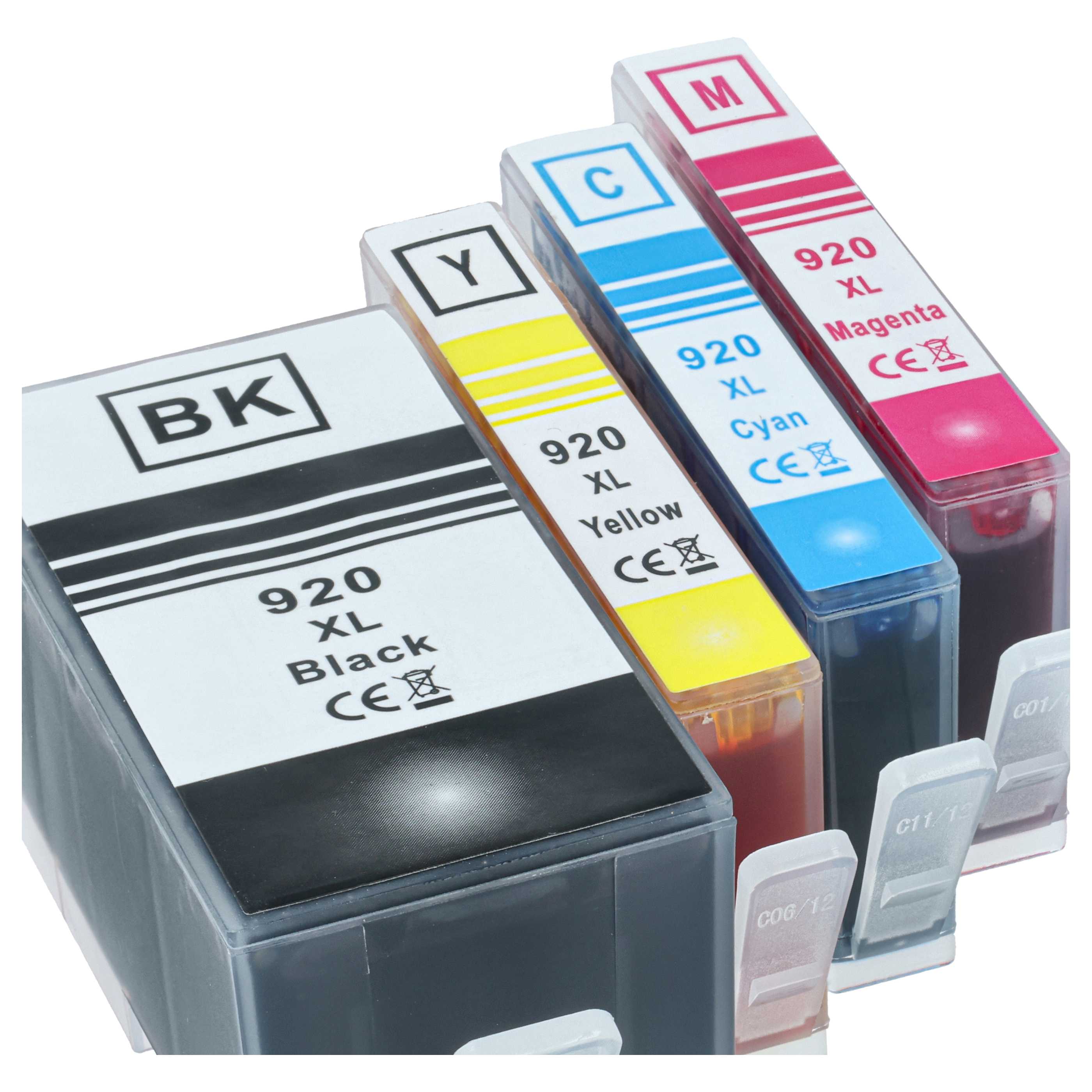 12x Ink Cartridges for HP Officejet 7000, 6000 Special Edition, 6000 Wireless, 6500 A Plus 7000 Printer - B/C/