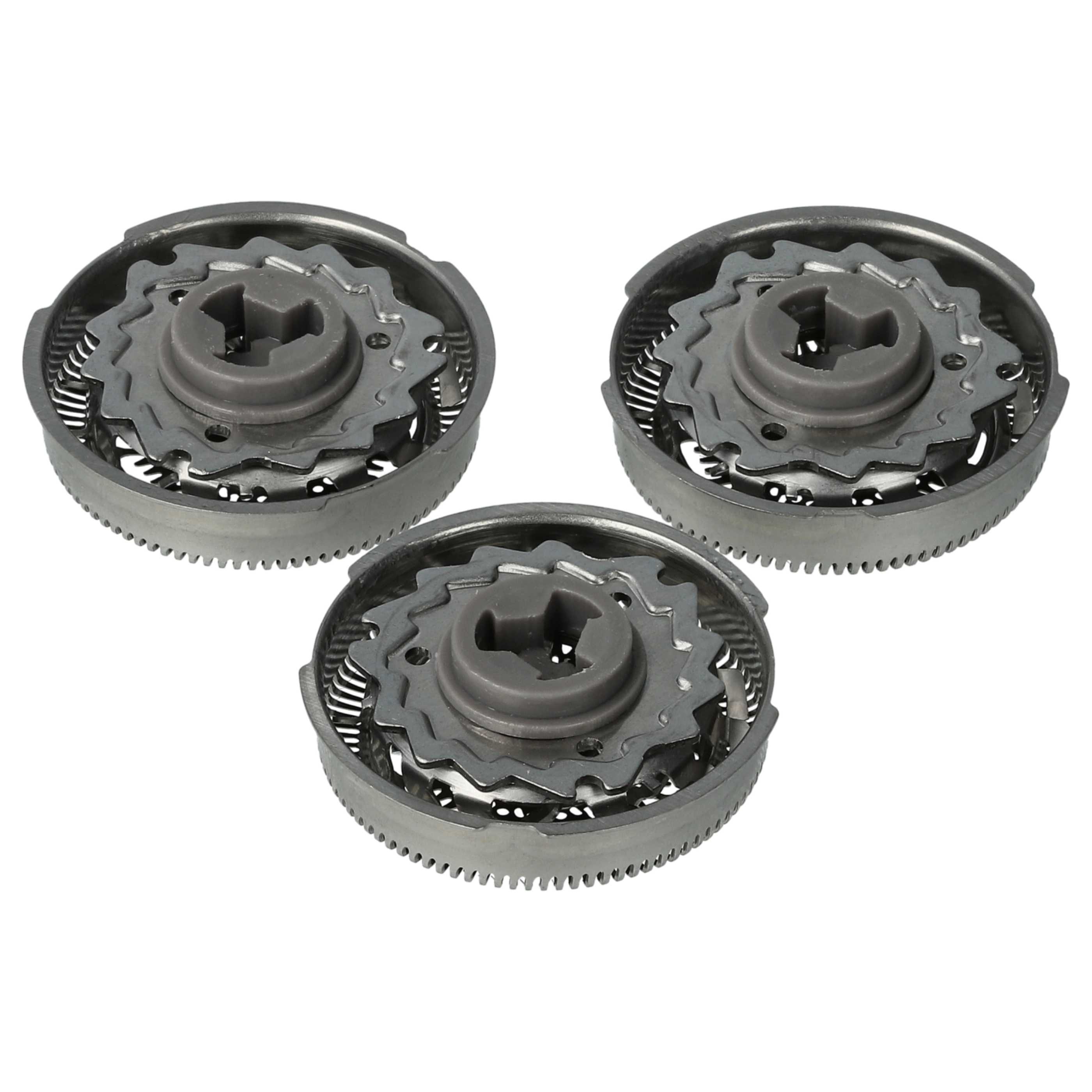 9x cabezales reemplaza Philips SH70/50, SH70/60, SH70, SH71, SH71/50 para afeitadoras Philips - plata