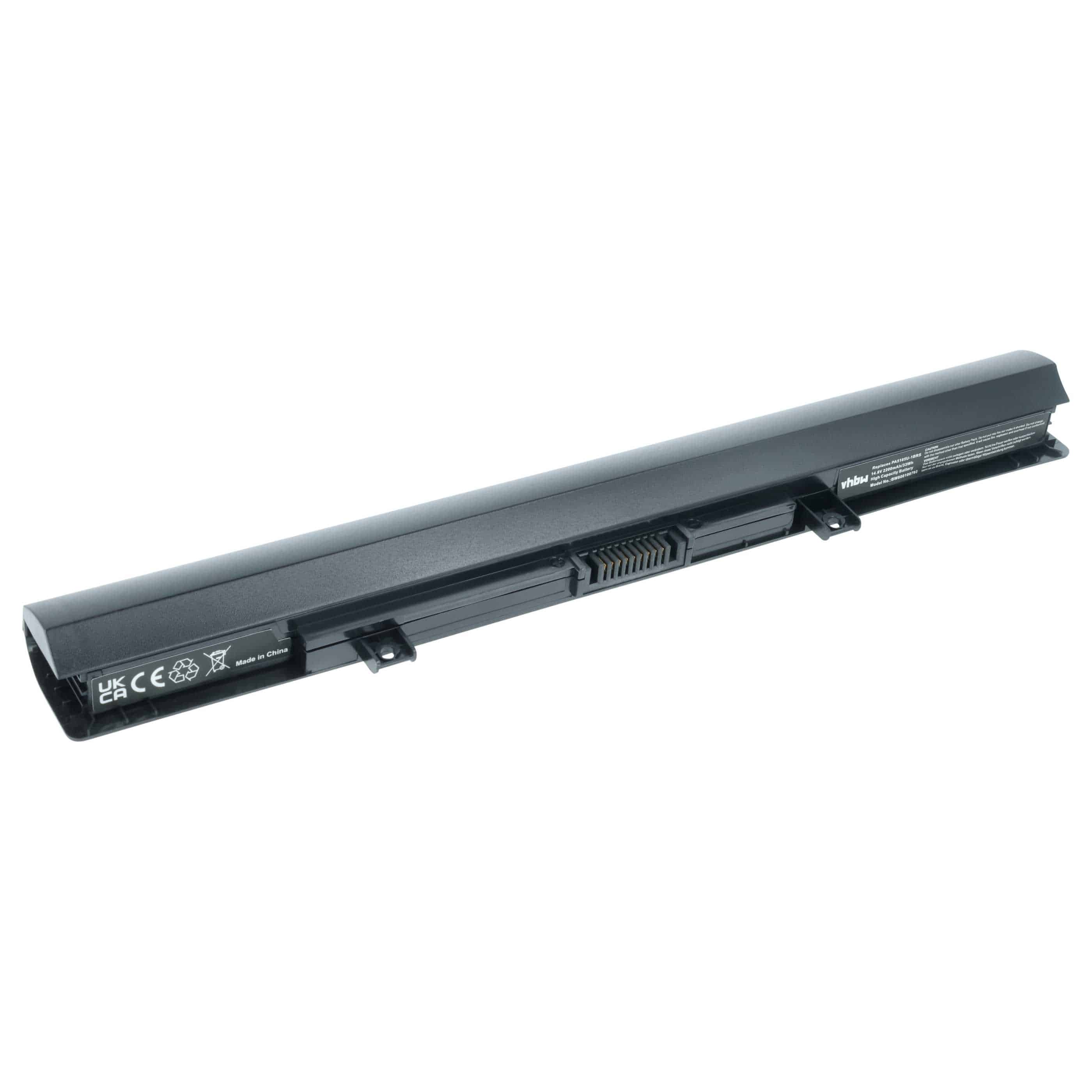 Akumulator do laptopa zamiennik Toshiba PA5184U-1BRS, PA5185U-1BRS - 2200 mAh 14,8 V Li-Ion, czarny
