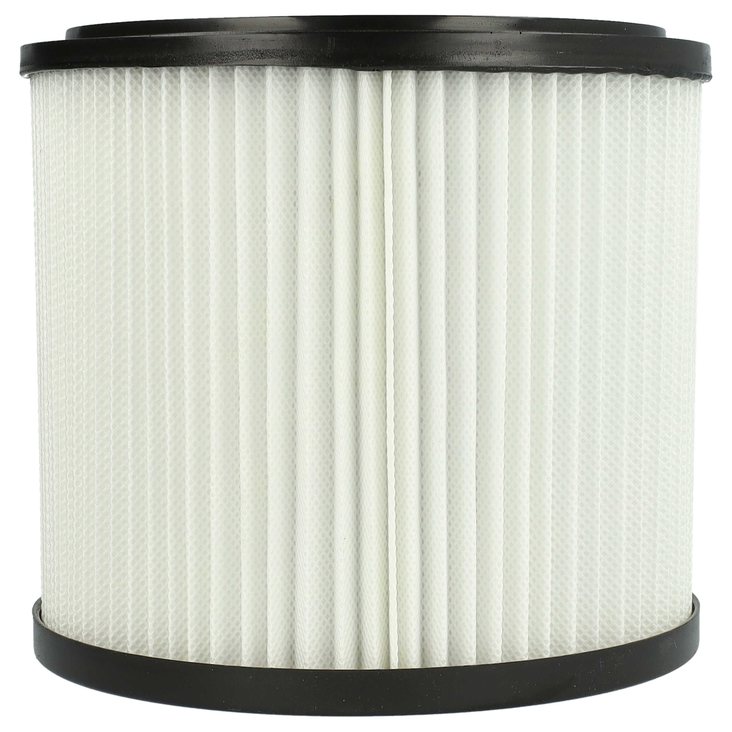 1x cartridge filter replaces Einhell 2351110 for LIVVacuum Cleaner, black / white