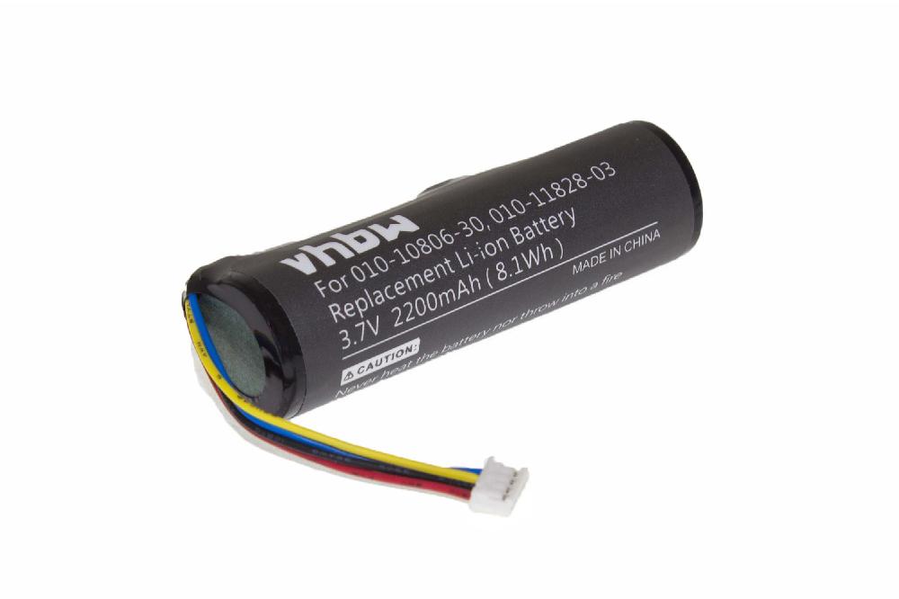 Batterie remplace Garmin 010-11828-03, 010-10806-30 pour collier de dressage de chien - 2200mAh 3,7V Li-ion