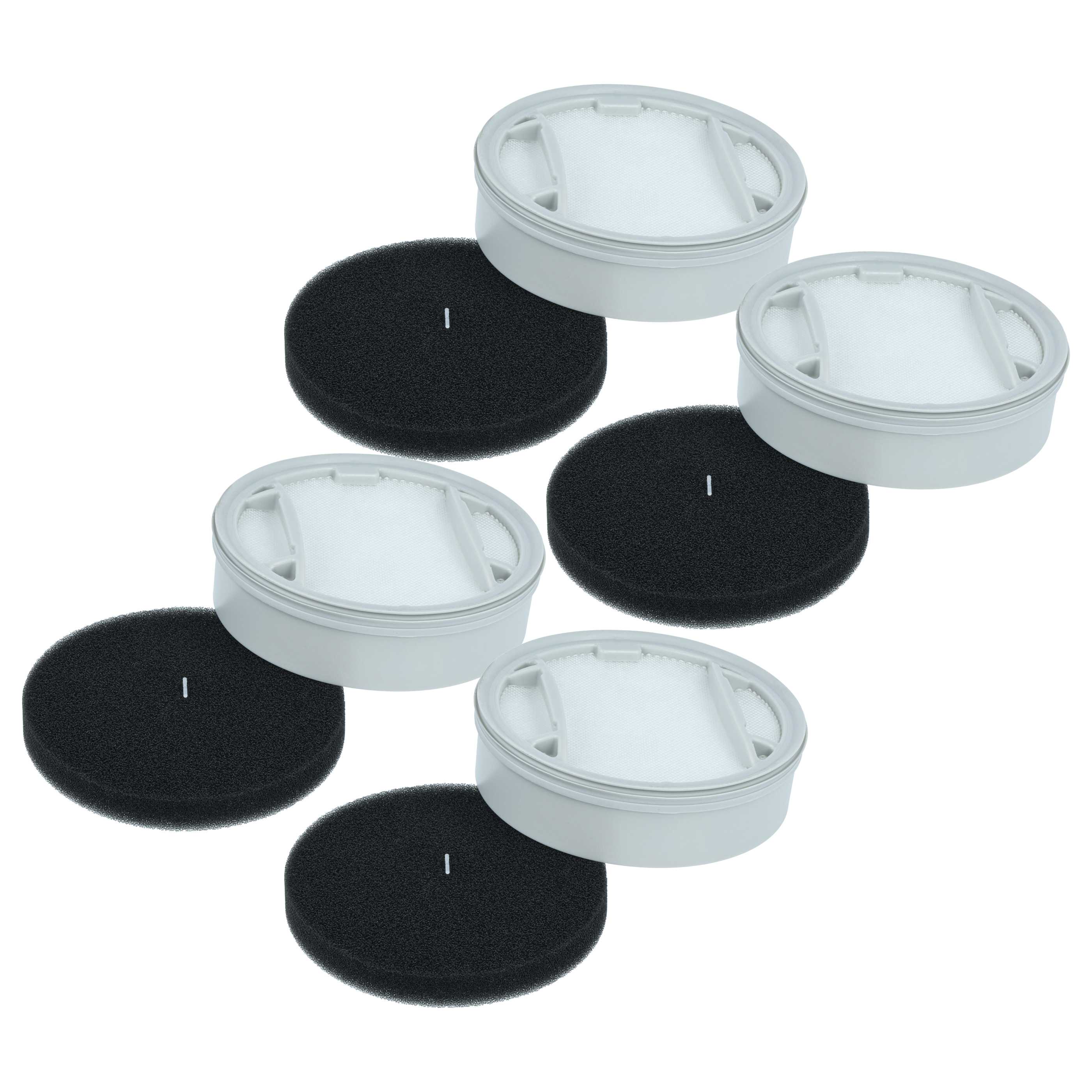 4x Filter für Staubsauger wie Philips XC5041 u.a., ersetzt XV1651/01
