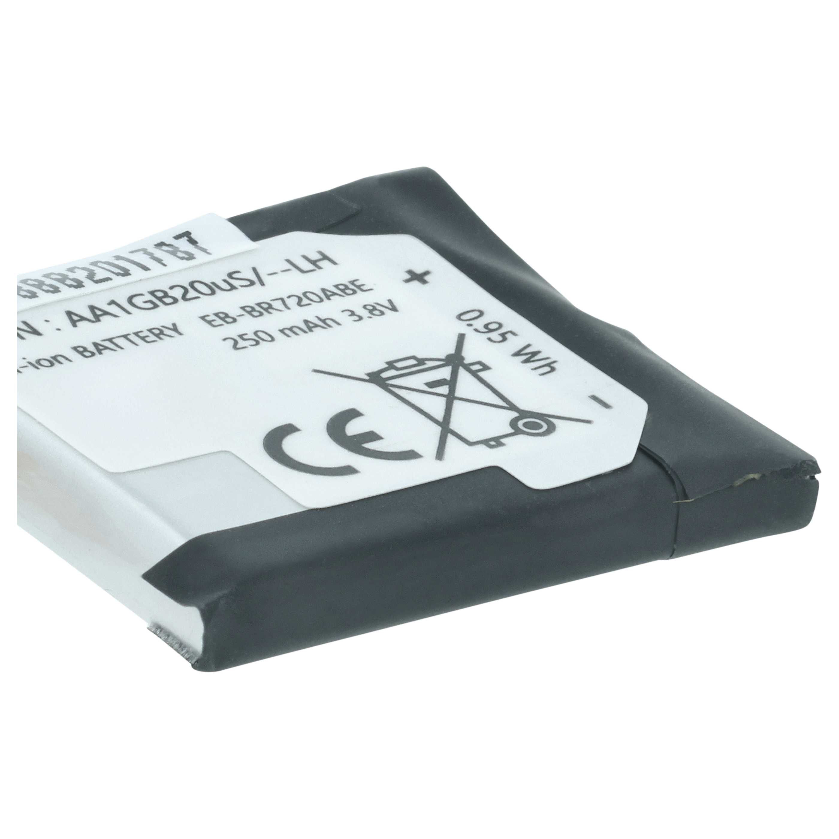 Smartwatch Battery replaces Samsung EB-BR720ABE - 250 mAh 3.7 V Li-polymer