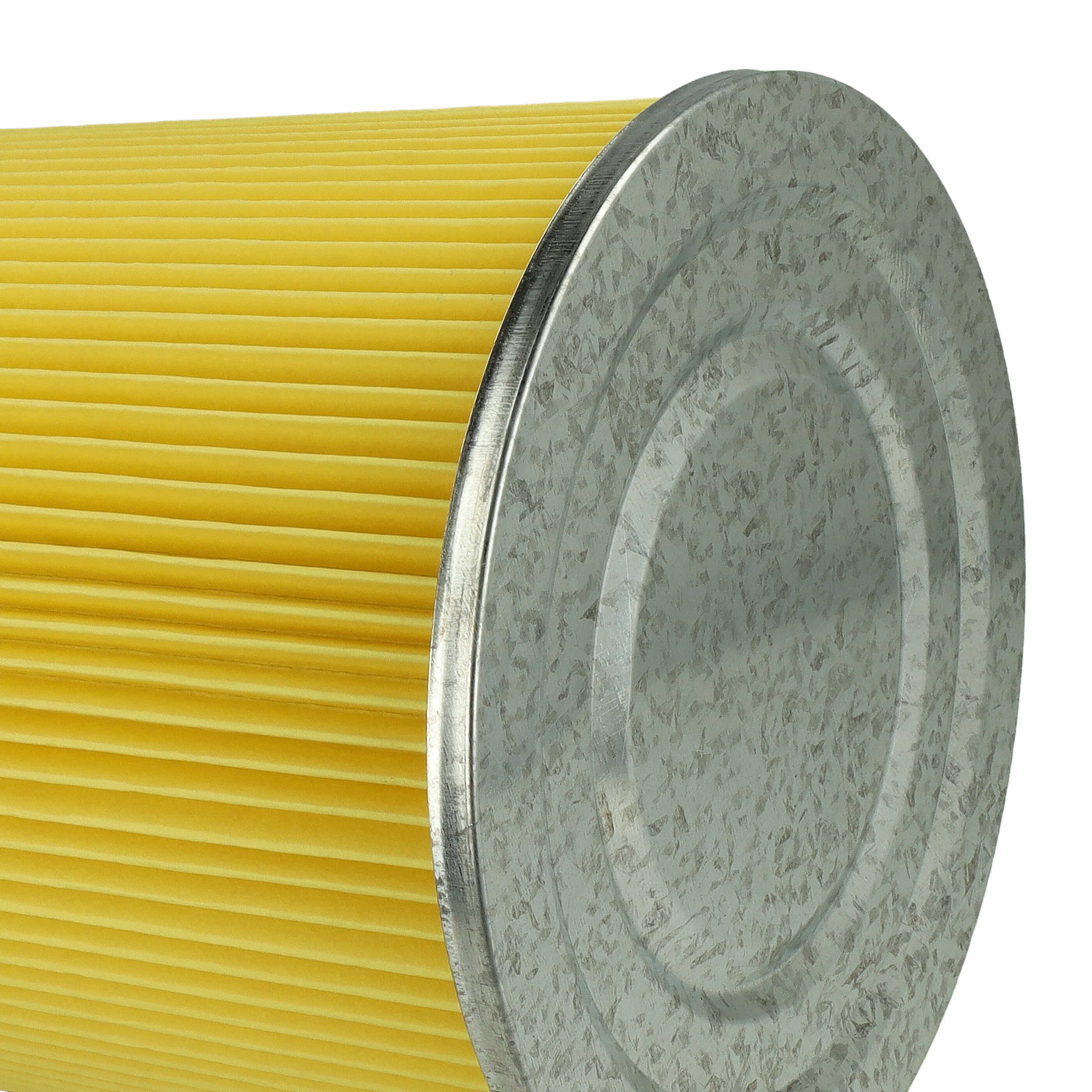 2x Filtercartridge filter replaces Thomas 195118, 787115 for Thomas Vacuum Cleaner, black / yellow
