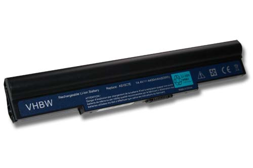 Notebook Battery Replacement for Acer 41CR19/66-2, 4INR18/65-2, 934T2086F - 4400mAh 14.8V Li-Ion, black