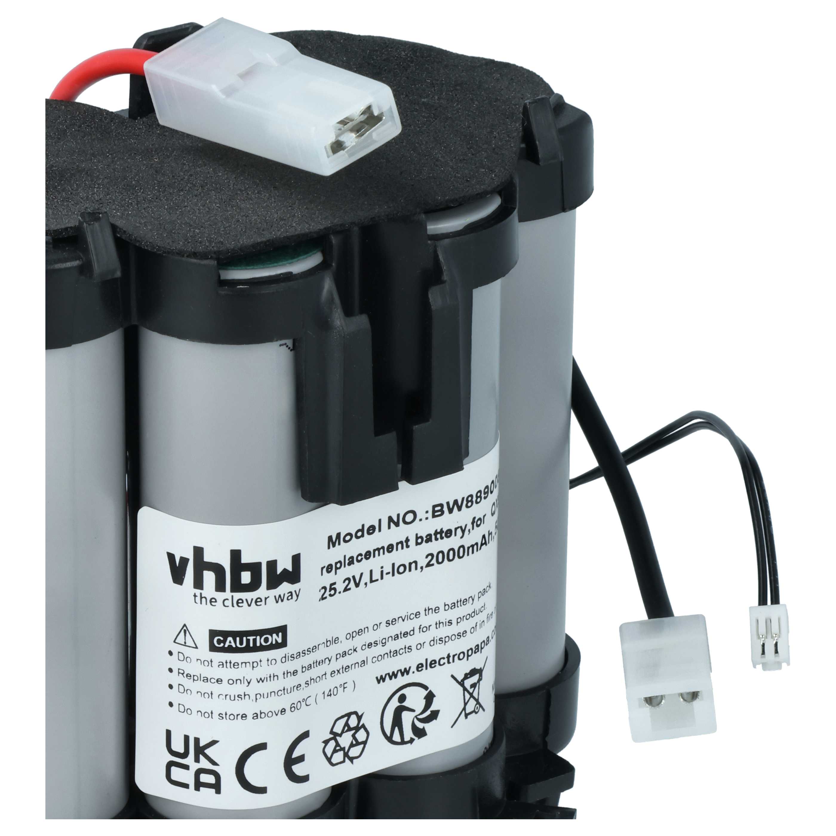 Akumulator do odkurzacza AEG zamiennik AEG 4055542544, 4055478301, 140231463013 - 2000mAh 25,2V Li-Ion