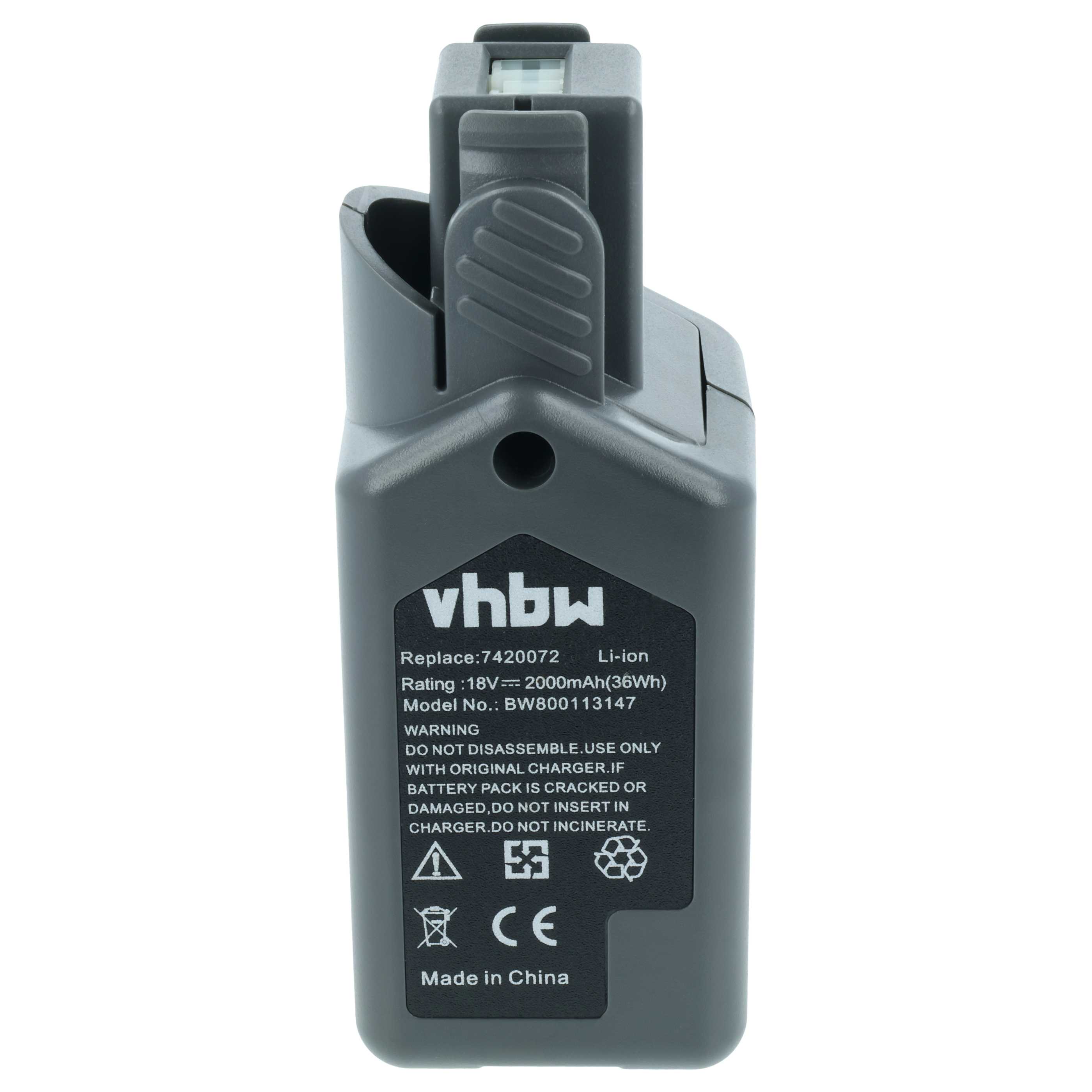 Akumulator do robota koszącego zamiennik Wolf Garten 7420090, 7420072 - 2000 mAh 18 V Li-Ion