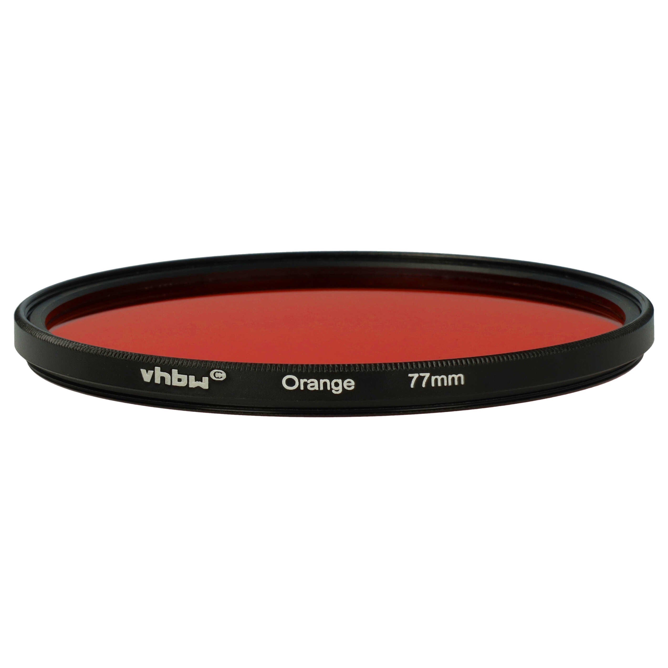 Farbfilter orange passend für Kamera Objektive mit 77 mm Filtergewinde - Orangefilter