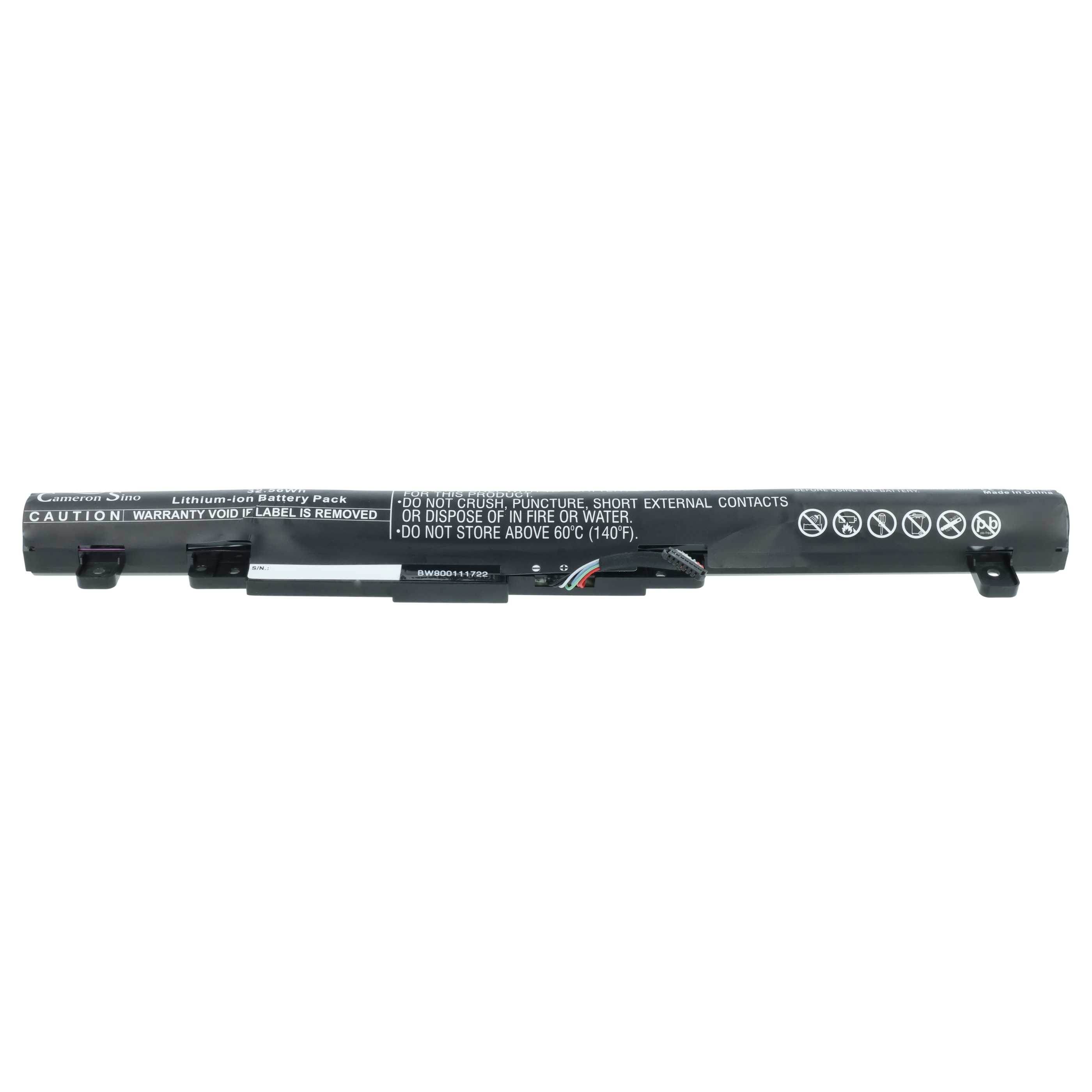 Akumulator do laptopa zamiennik Lenovo L13L4E61, 2INR19/66-2, L13L4A61 - 4400 mAh 7,4 V Li-Ion, czarny
