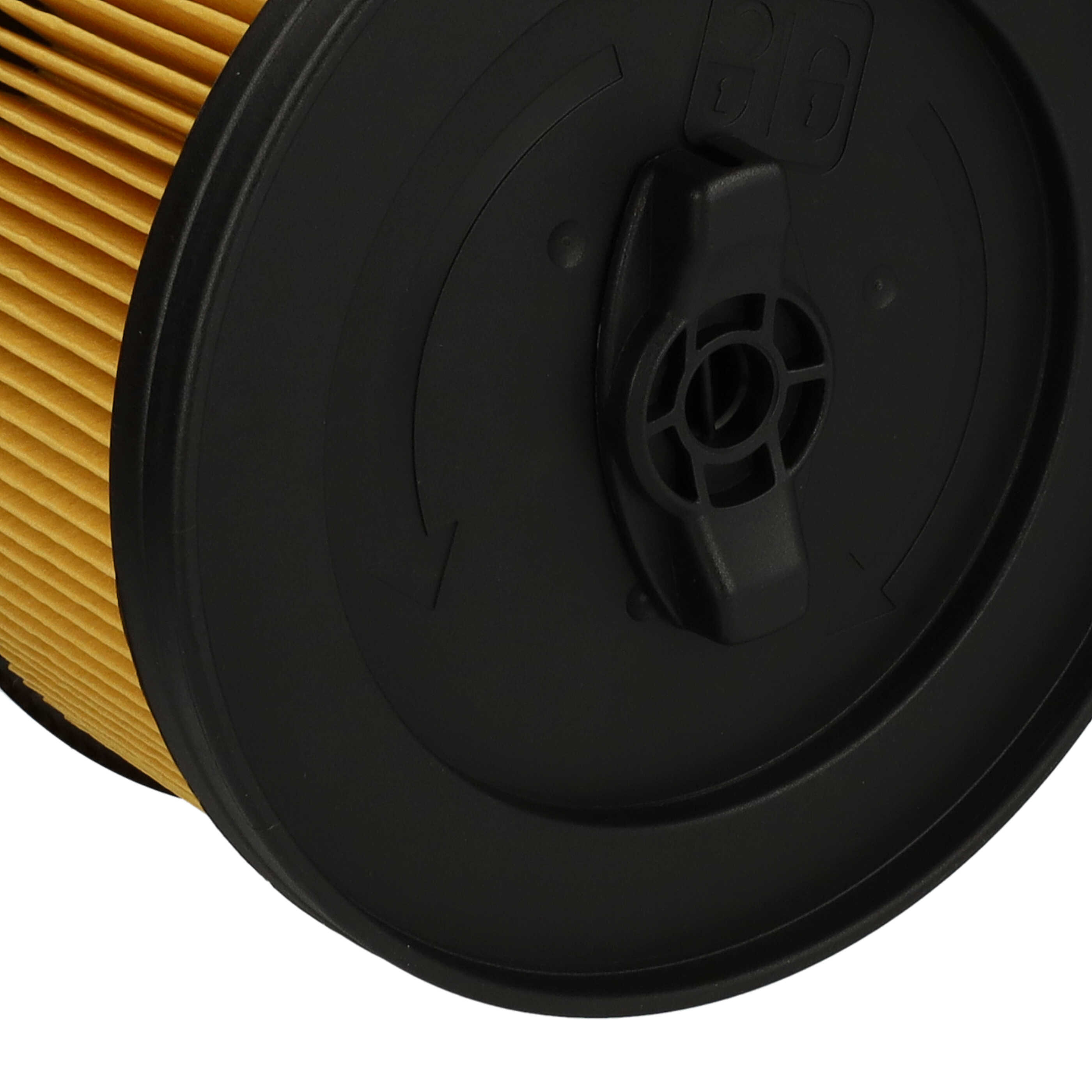 10x Filtro reemplaza Kärcher 6.414-960.0 para aspiradora Kärcher, negro / amarillo