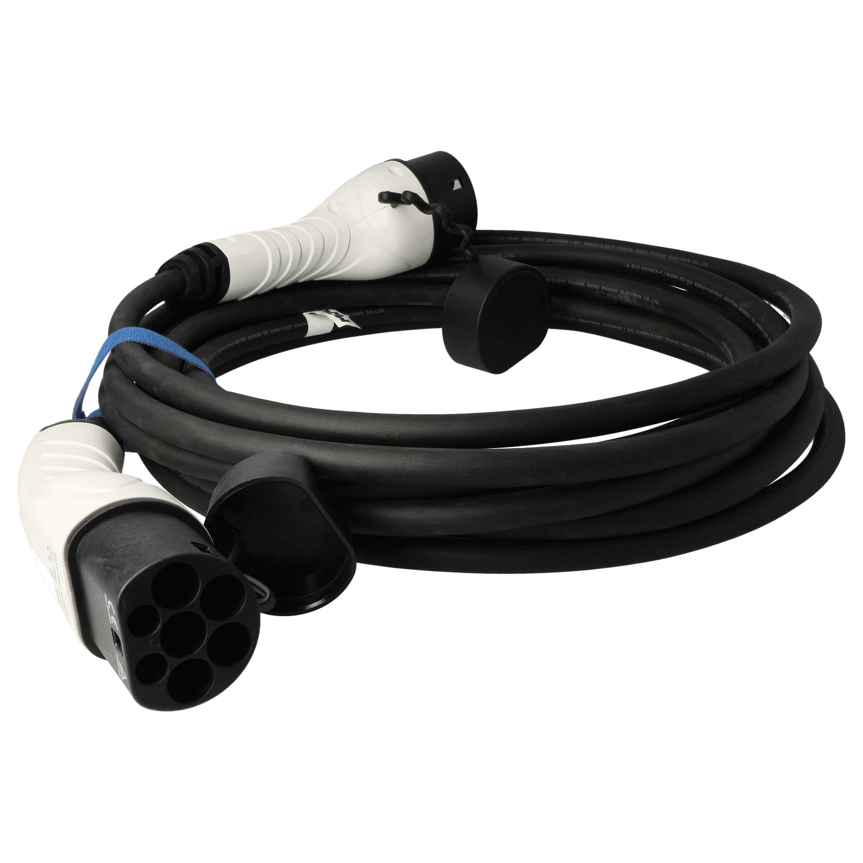 Charging Cable - Type 2 to Type 2 Cable, Single-Phase, 32 A, 7 kW, 10 m