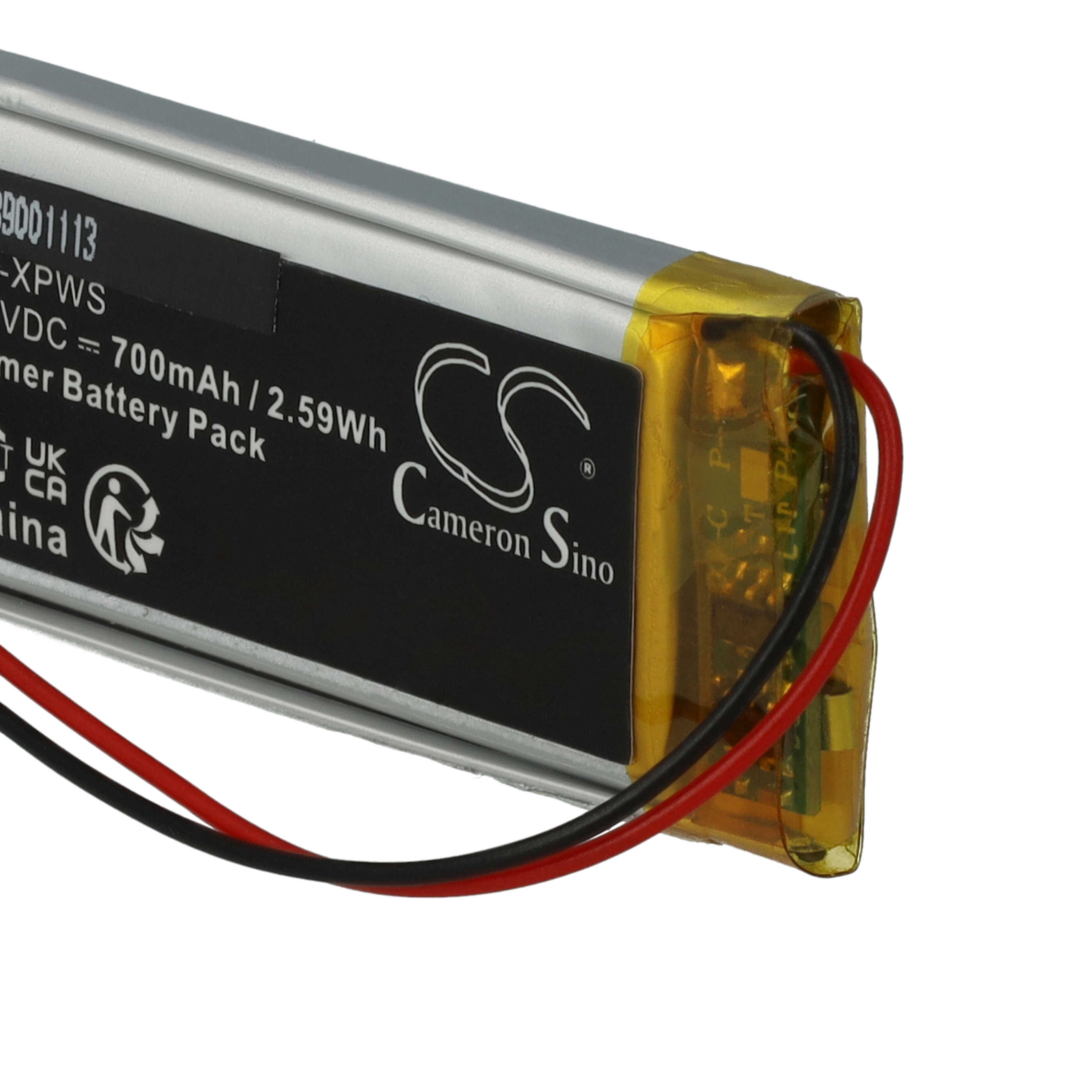 Batterie remplace XP Deus CP-XPWS pour détecteur de métaux - 700mAh 3,7V Li-polymère