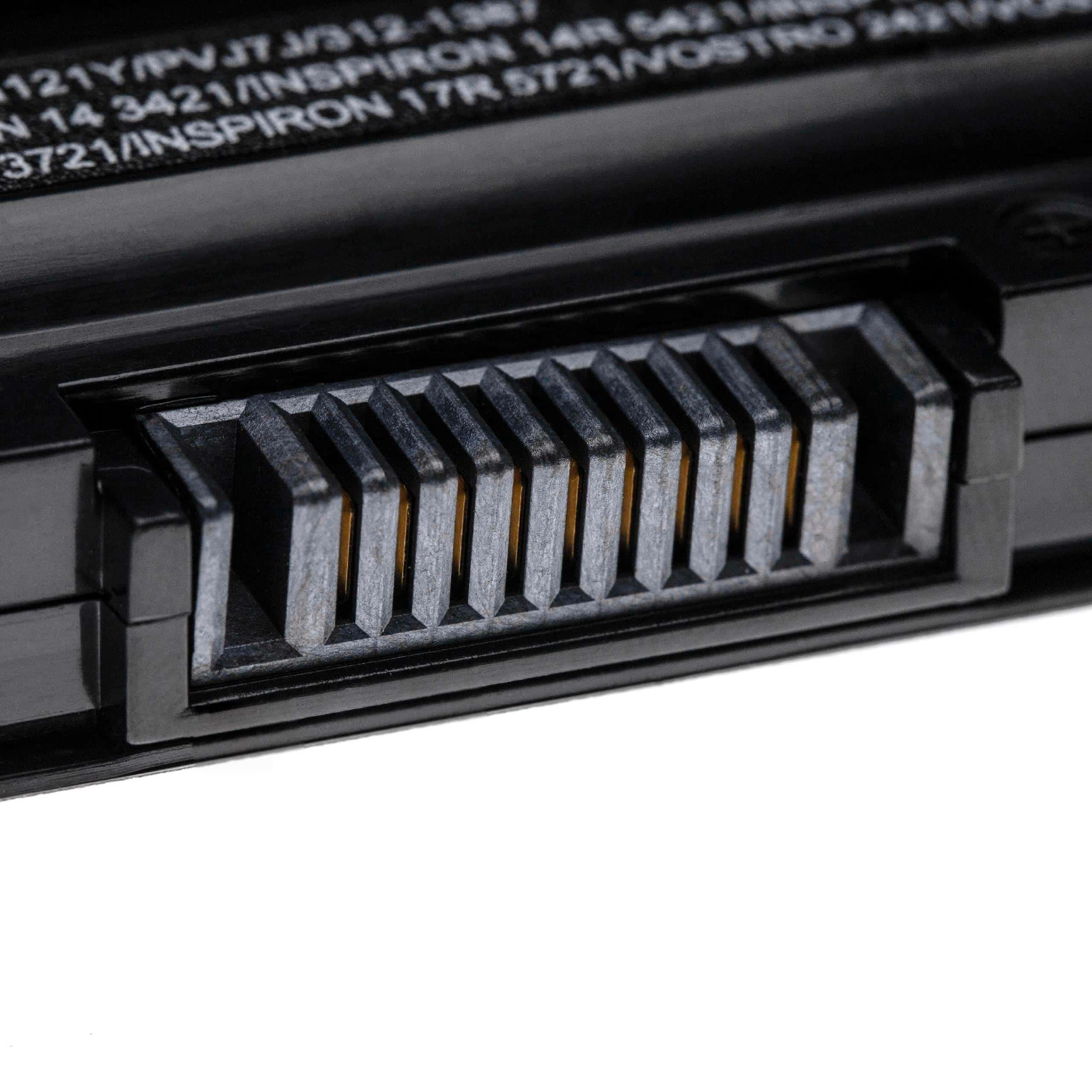 Batterie remplace Dell 312-1387, 24DRM, 0MF69 pour ordinateur portable - 5200mAh 11,1V Li-polymère, noir