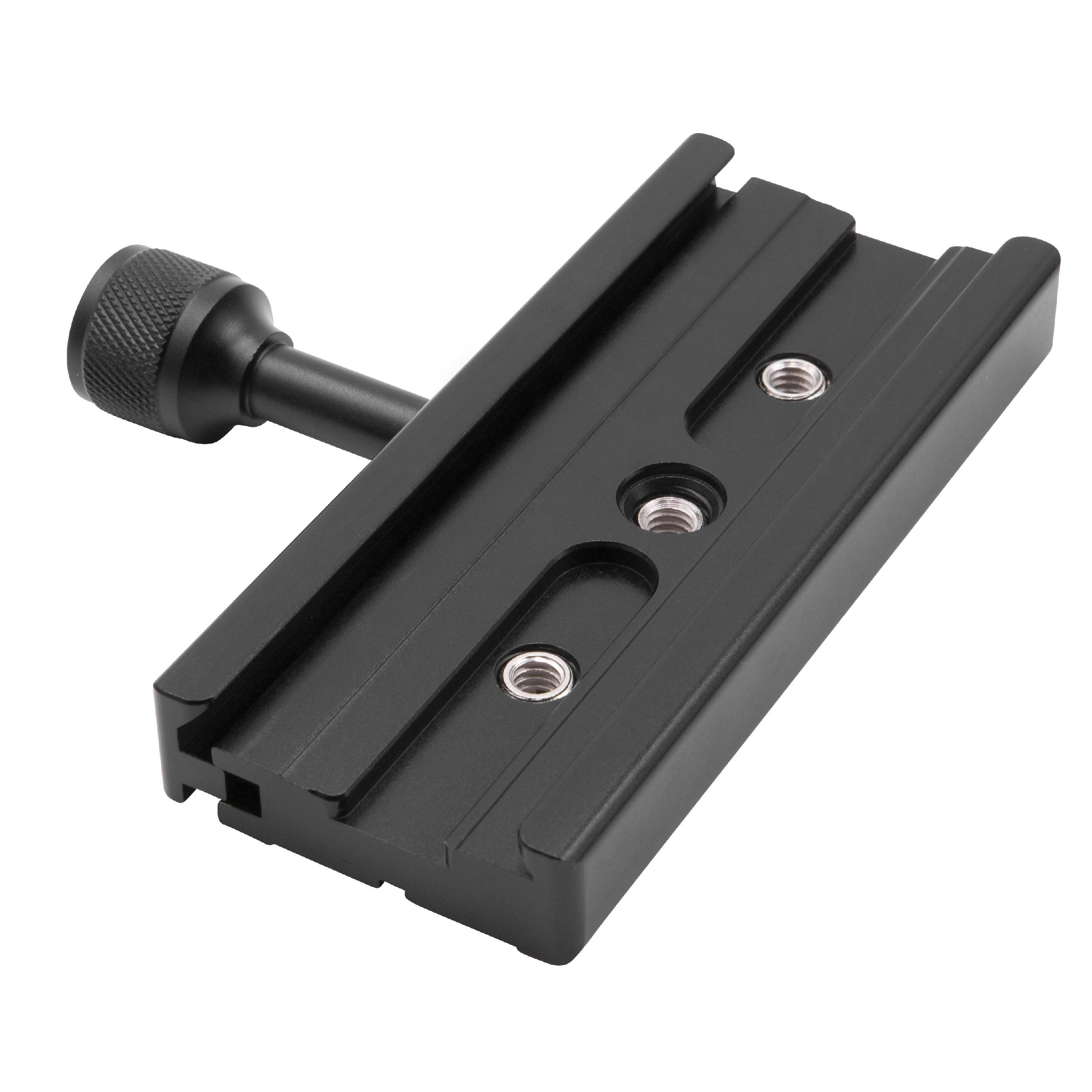 vhbw Support pour plaque de dégagement rapide pour appareil photo type CL-120 compatible avec Arca Swiss Stand