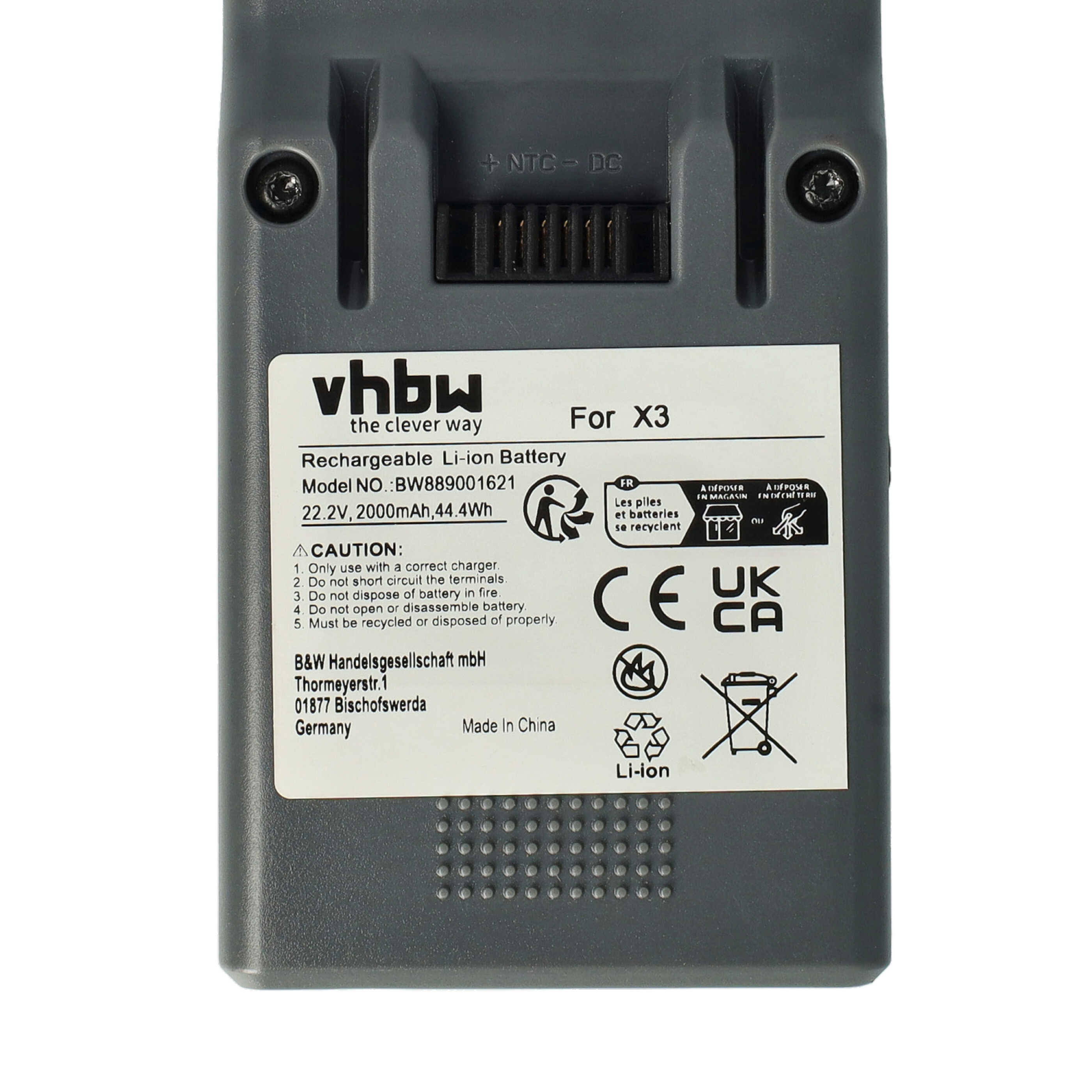 Battery replaces Genius A28105 for Genius etc. 2000mAh, 22.2V, Li-Ion