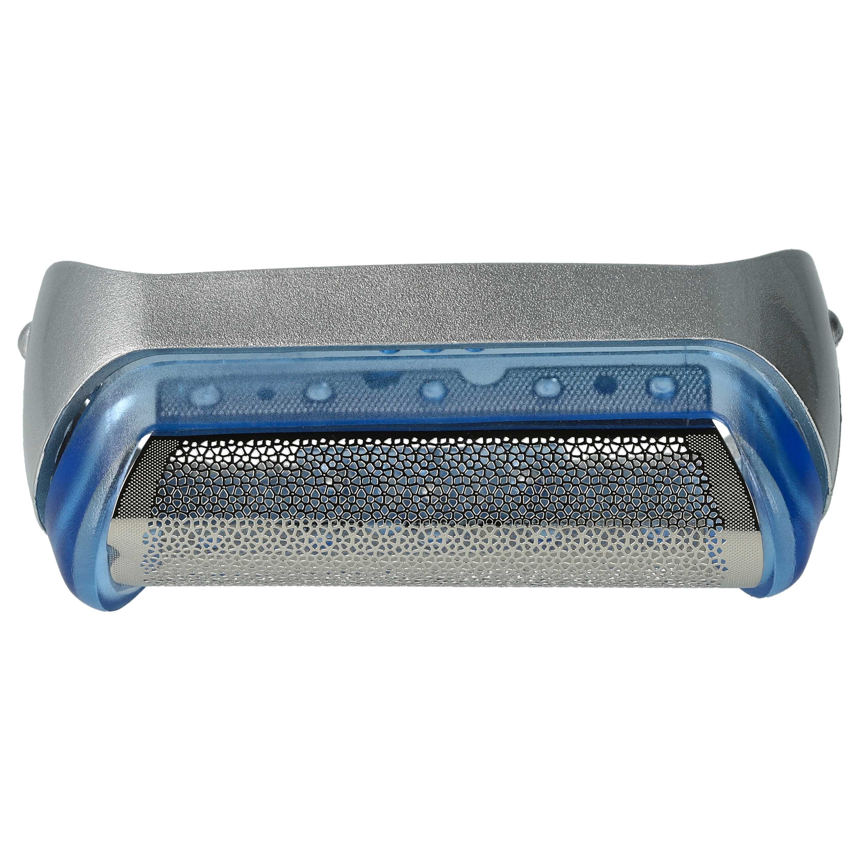 3x Shaver Foil replaces Braun 20S for Razor - incl. Frame, Silver/Blue