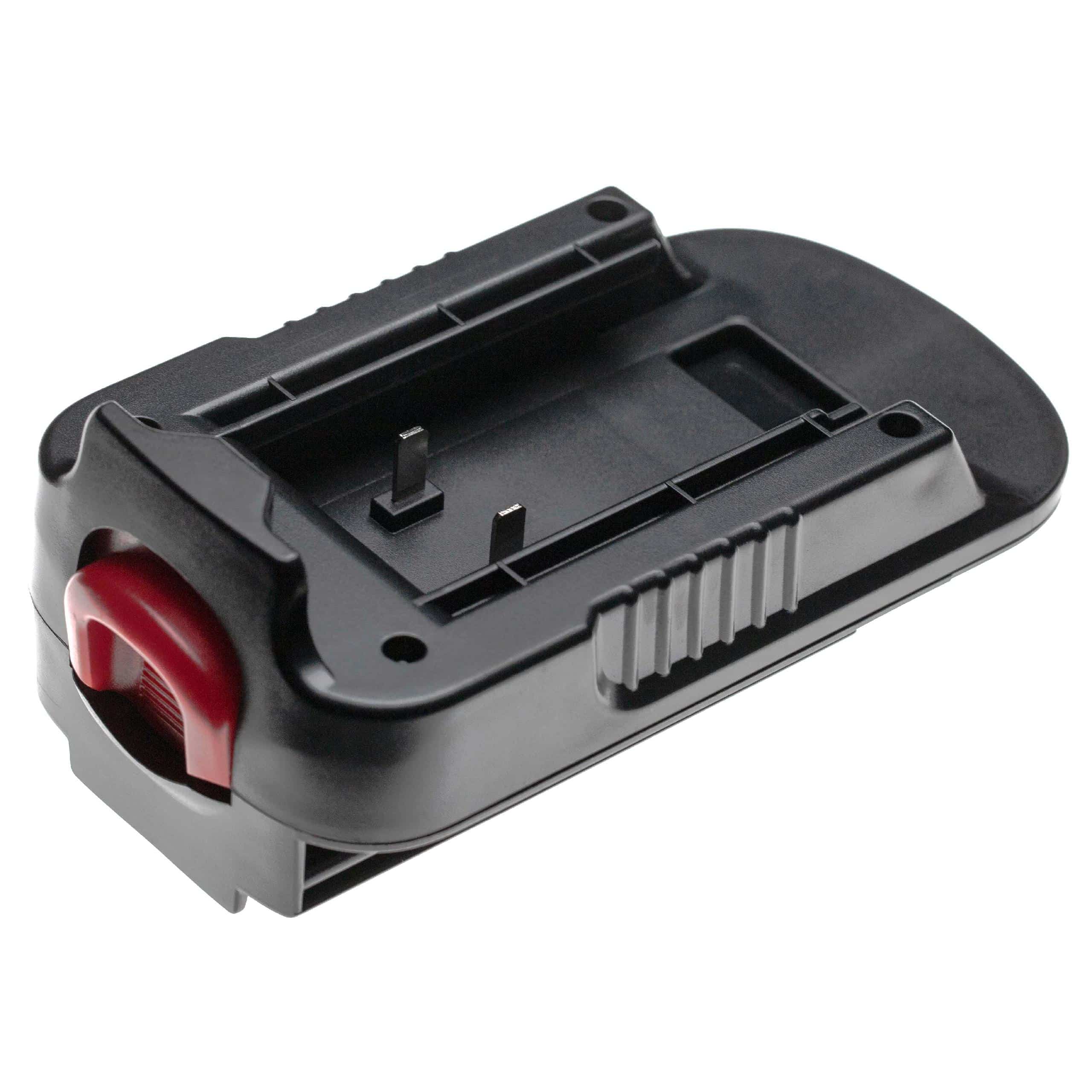 Battery Adapter suitable for Black & Decker Tool - 20 V Li-Ion to 18 V Ni-MH