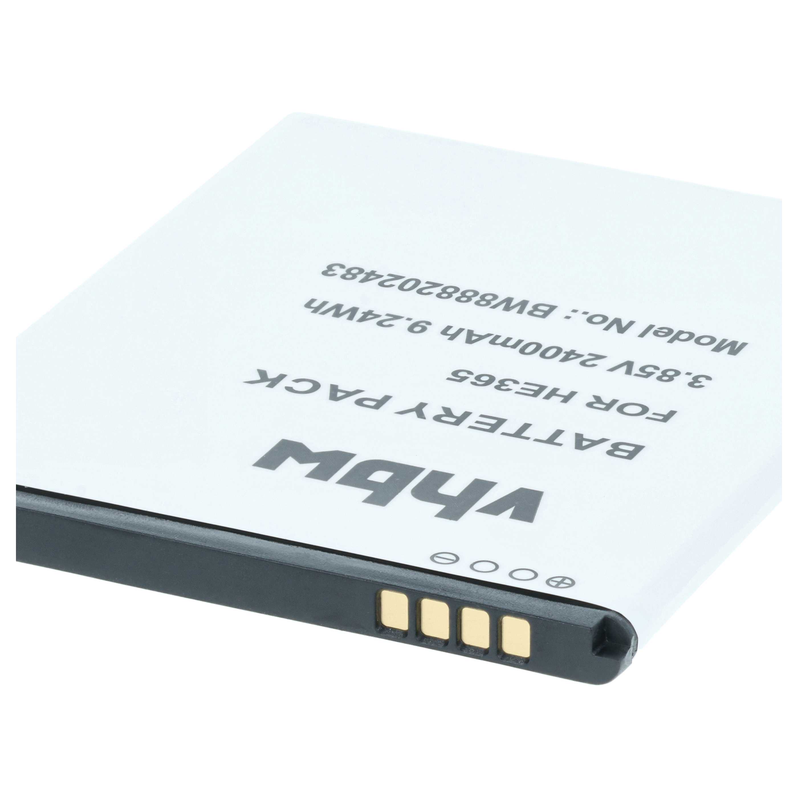 Akumulator do telefonu smartfona zamiennik Nokia HE365 - 2400 mAh 3,85 V Li-Ion