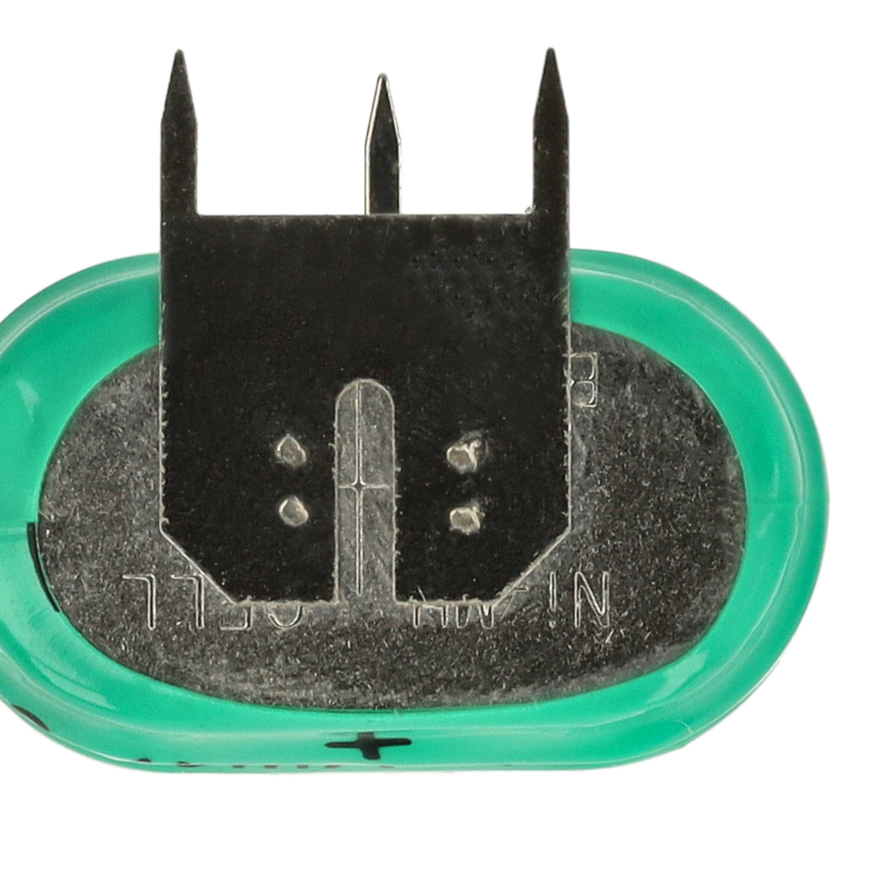 100x Button Cell Battery Type 2/V150H 3 Pins for Model Building Solar Lamps etc. - 150 mAh 2.4 V NiMH