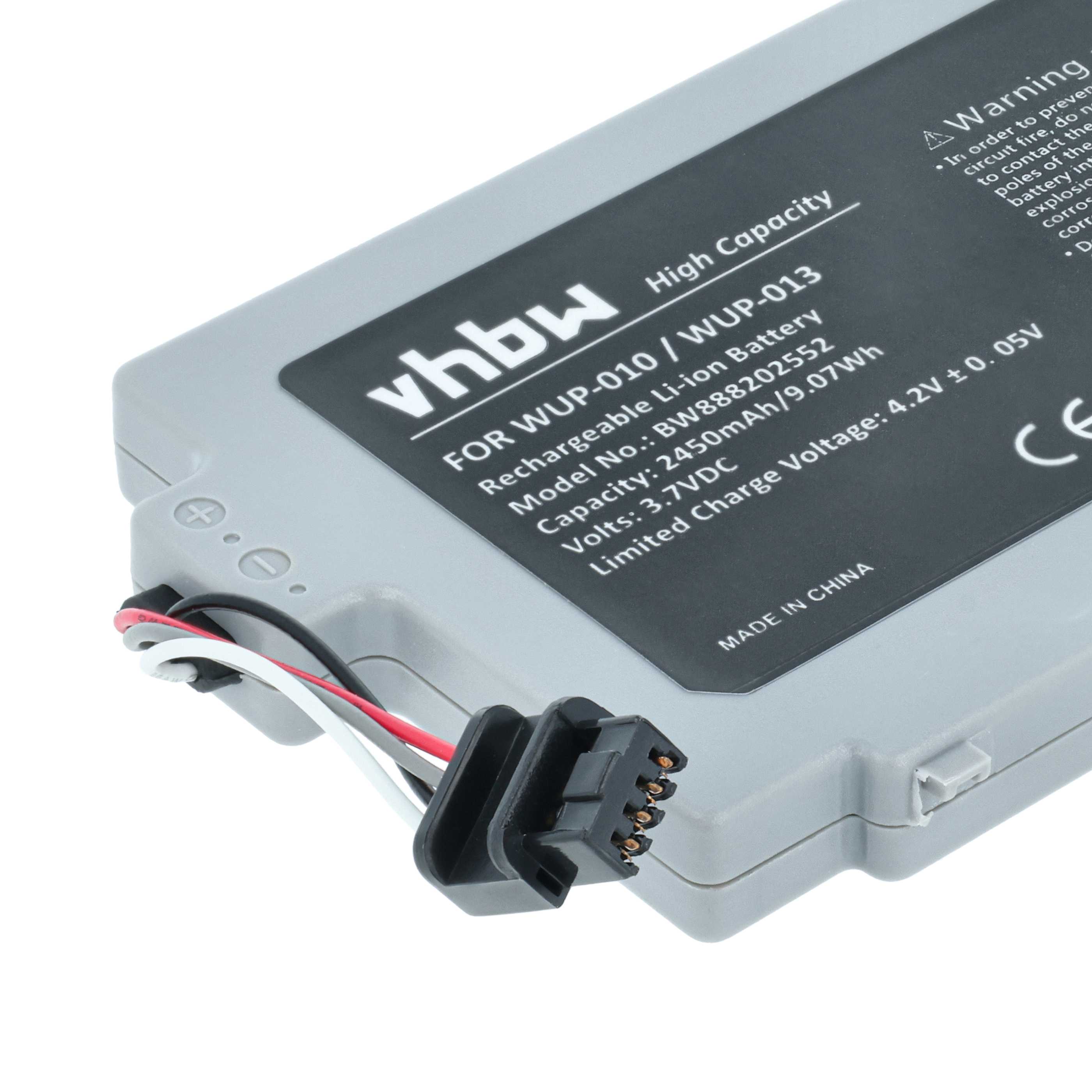 Gamepad Controller Battery replaces Nintendo WUP-013 - 2450 mAh 3.7 V Li-Ion