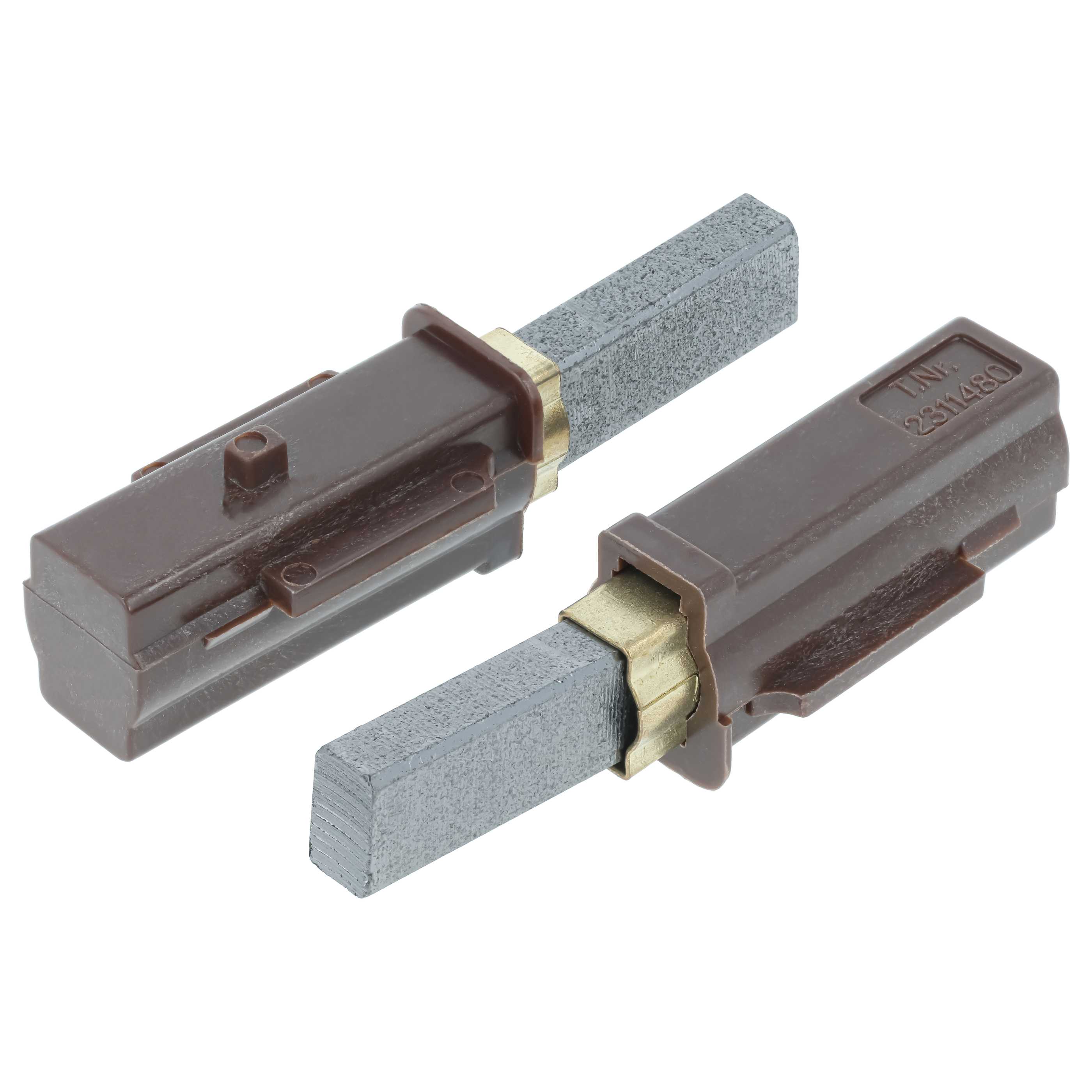 2x escobilla de carbón reemplaza Europart 832297 para aspiradora - 6,3x11x33 mm, con base