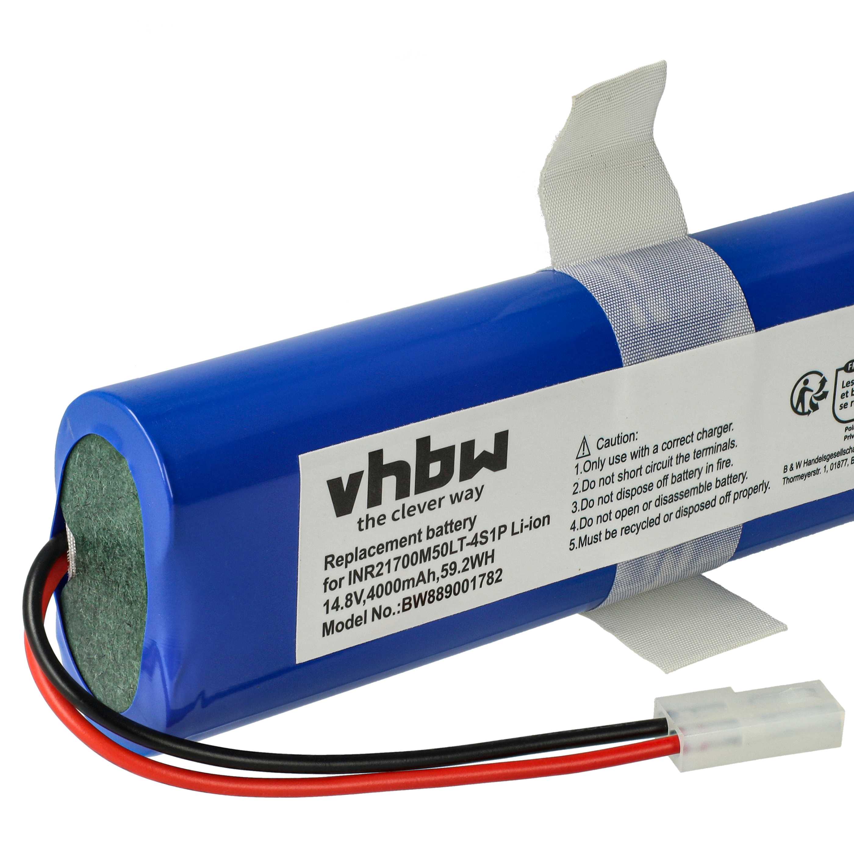 Battery Replacement for 360 INR21700M50LT-4S1P for - 4000mAh, 14.8V, Li-Ion