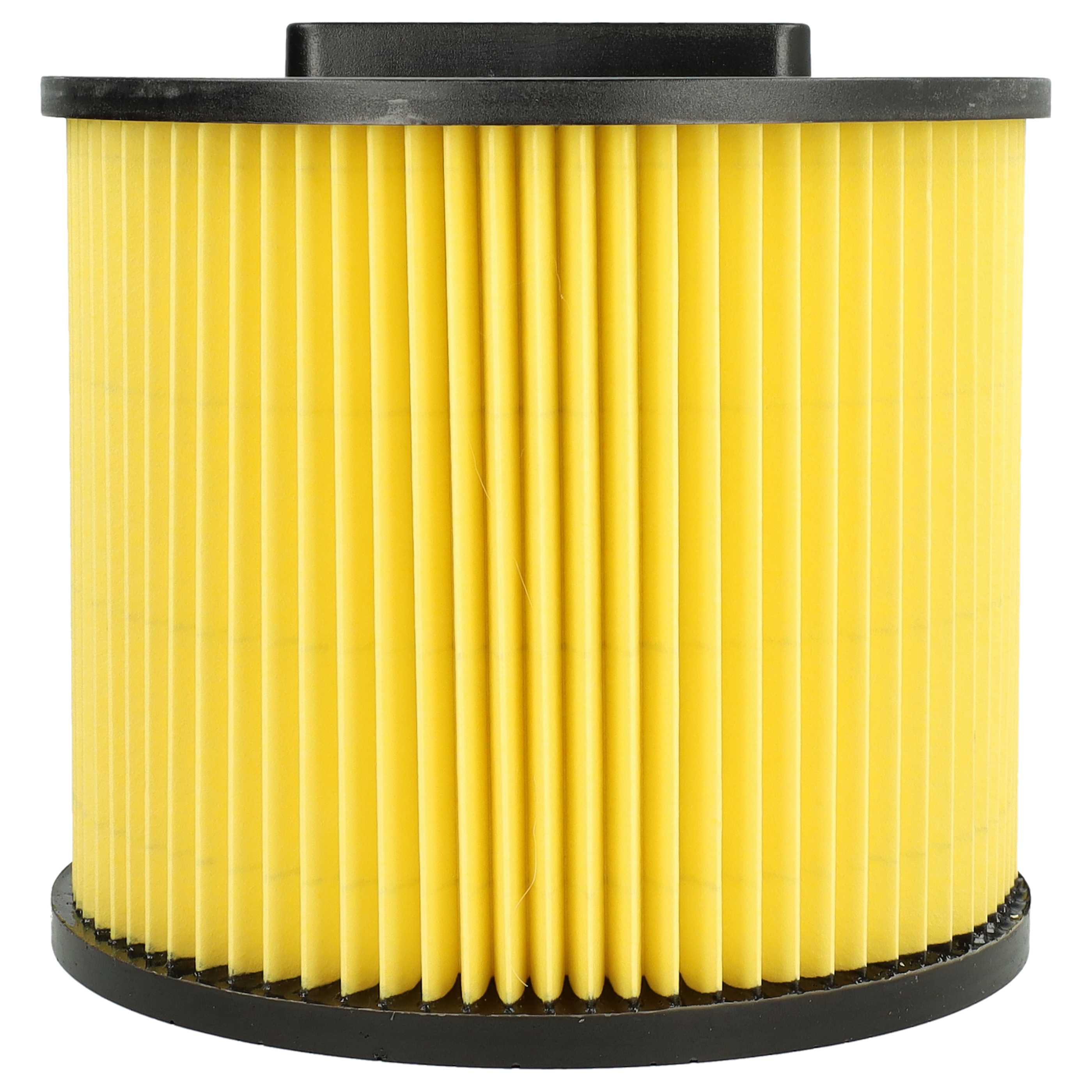 4x Filtre remplace Thomas 787421 pour aspirateur Thomas - Cartouche Filtre, noir / jaune