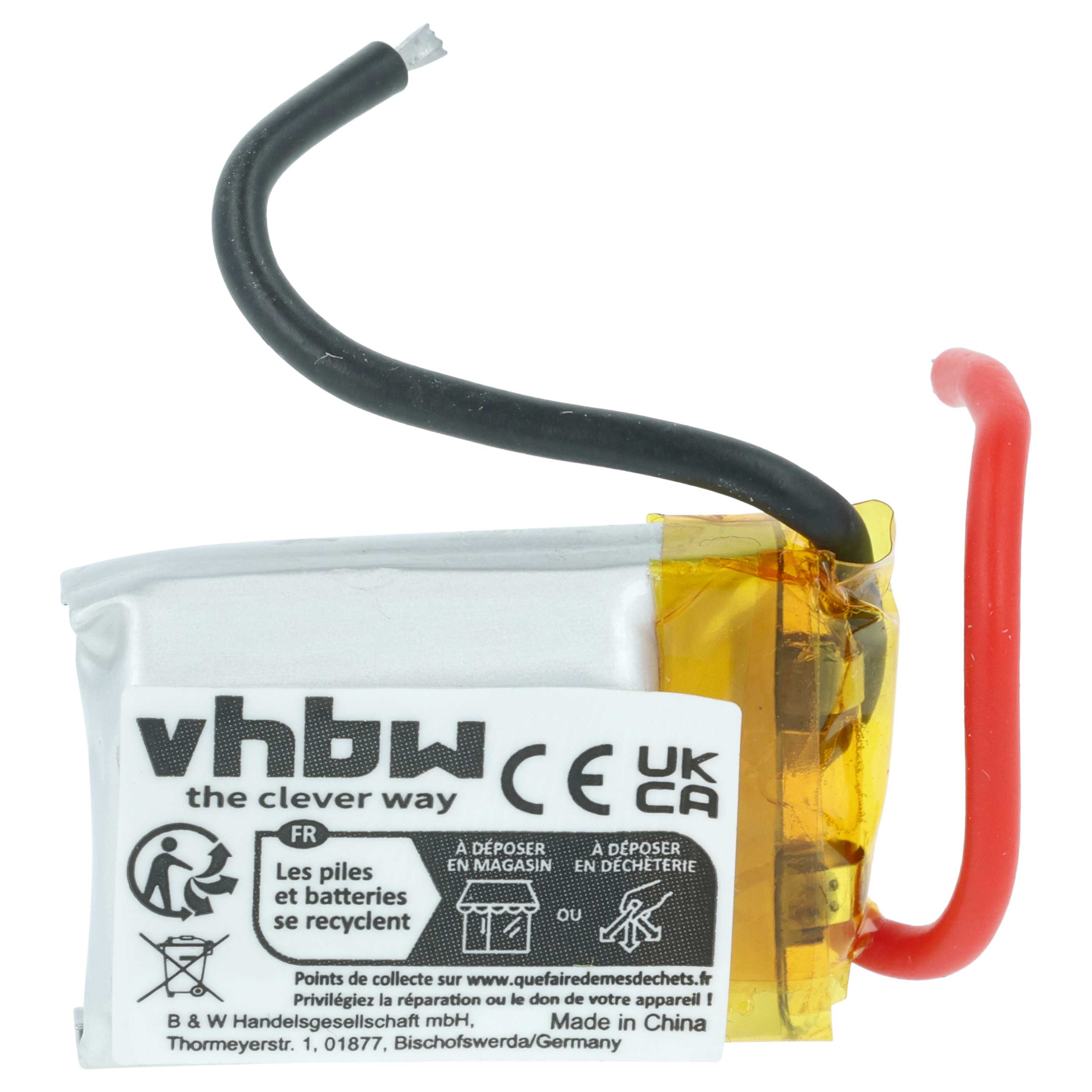 Model Making Device 10x Battery replaces JJRC 651723 - 150 mAh 3.7 V Li-polymer, 2 Pin Walkera