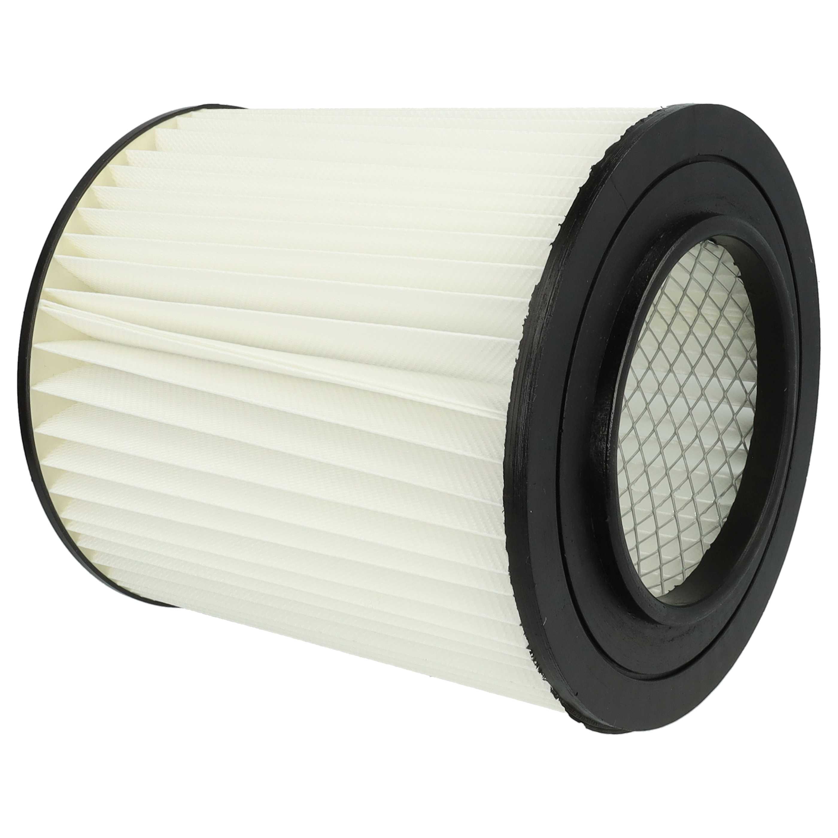 4x Filterround filter replaces Dirt Devil 8106-01 for Royal Vacuum Cleaner, black / white