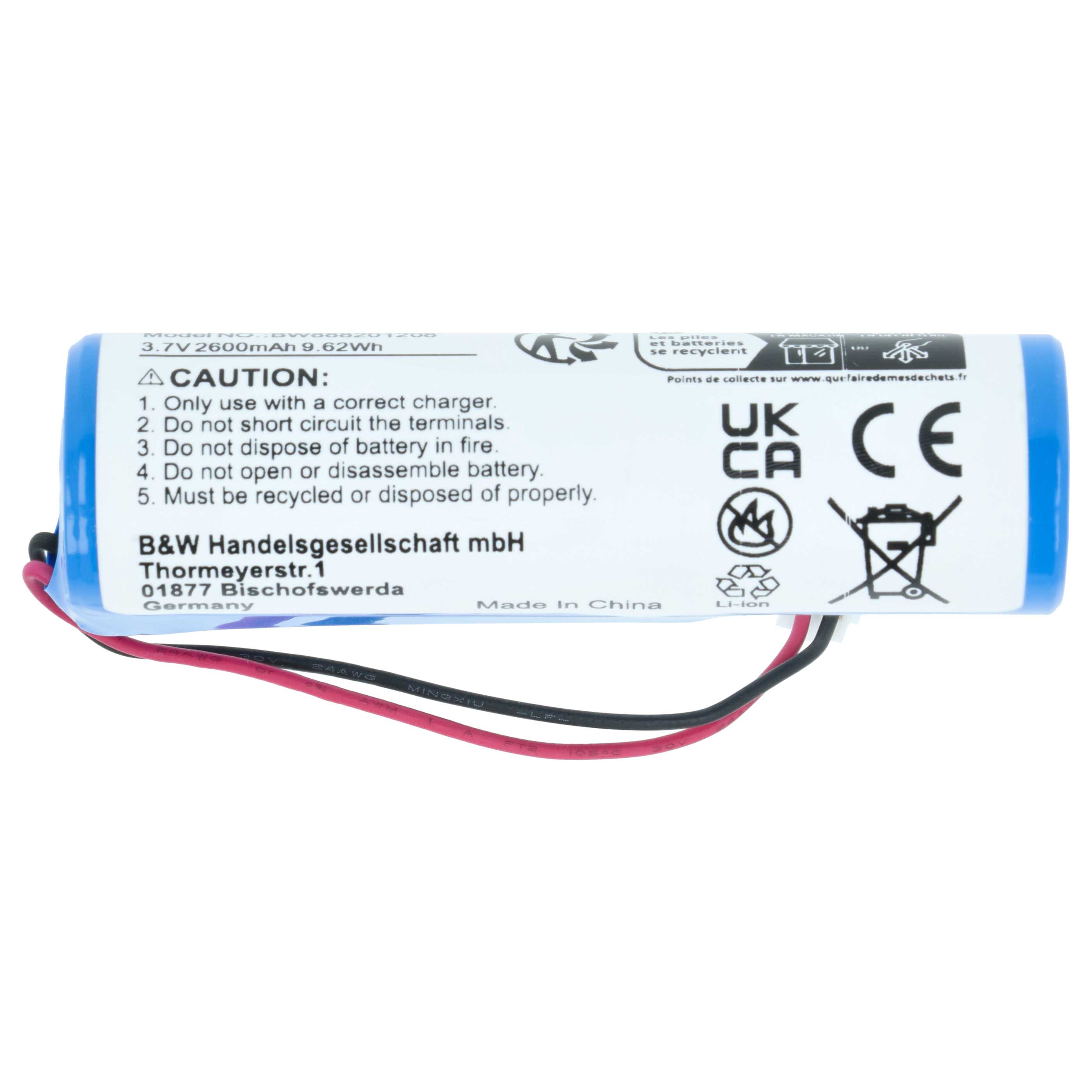 Akumulator do maszynki do strzyżenia zamiennik Wahl 93837-001, 93837-200 - 2600 mAh 3,7 V Li-Ion