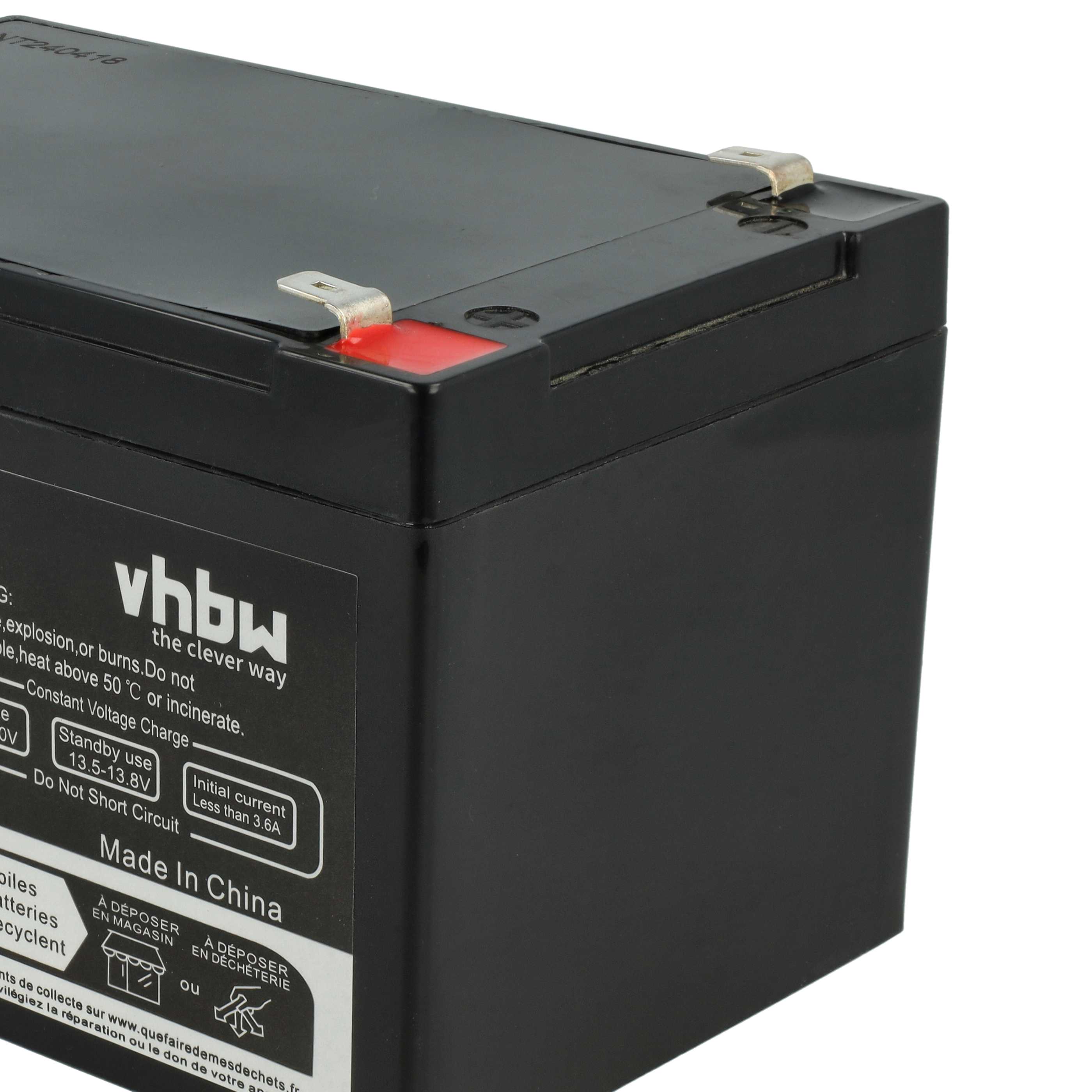 Batterie remplace APC RBC4, VISRBC4 ASI - 12Ah 12V AGM