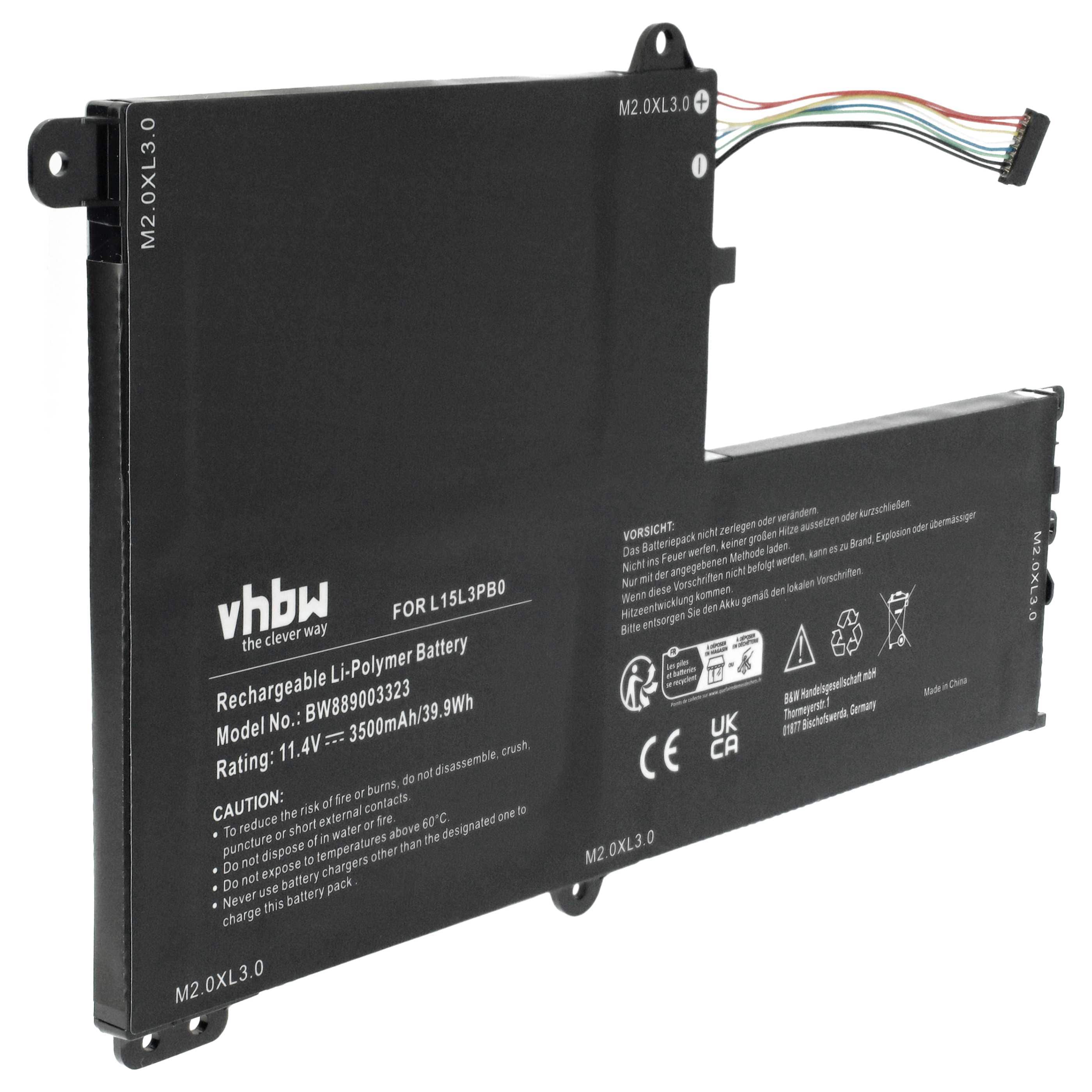 Akumulator do laptopa zamiennik Lenovo B102297-0004, L15M3PB0, 5B10K84638, L15C3PB1 - 3500 mAh 11,4 V LiPo