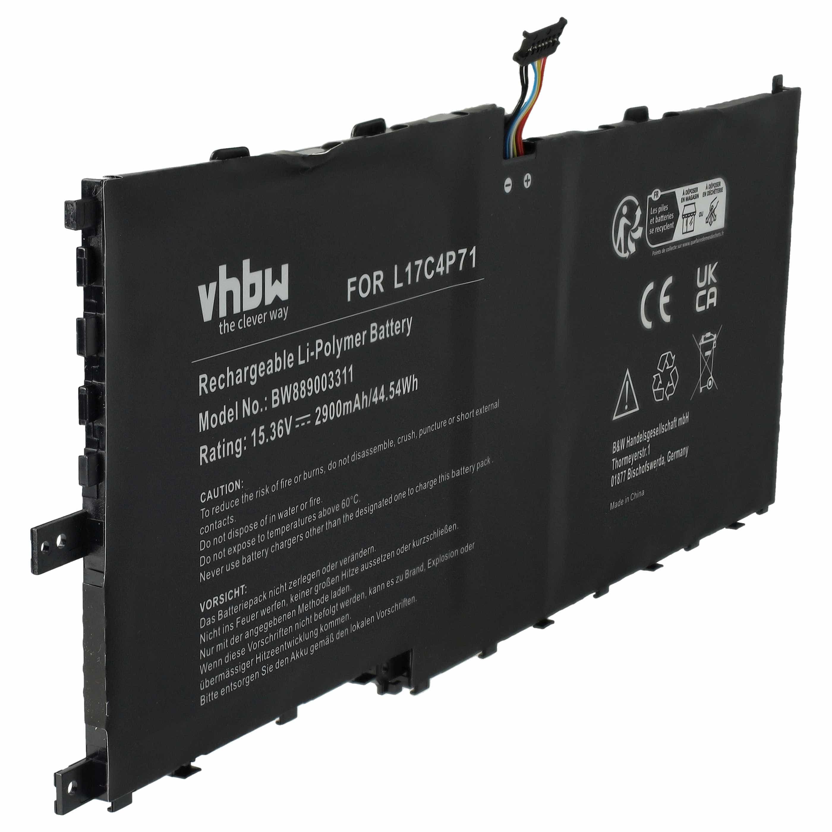 Akumulator do laptopa zamiennik Lenovo 01AV499, 01AV475, 01AV474, L17M4P71, L17C4P71 - 2900 mAh 15,36 V LiPo