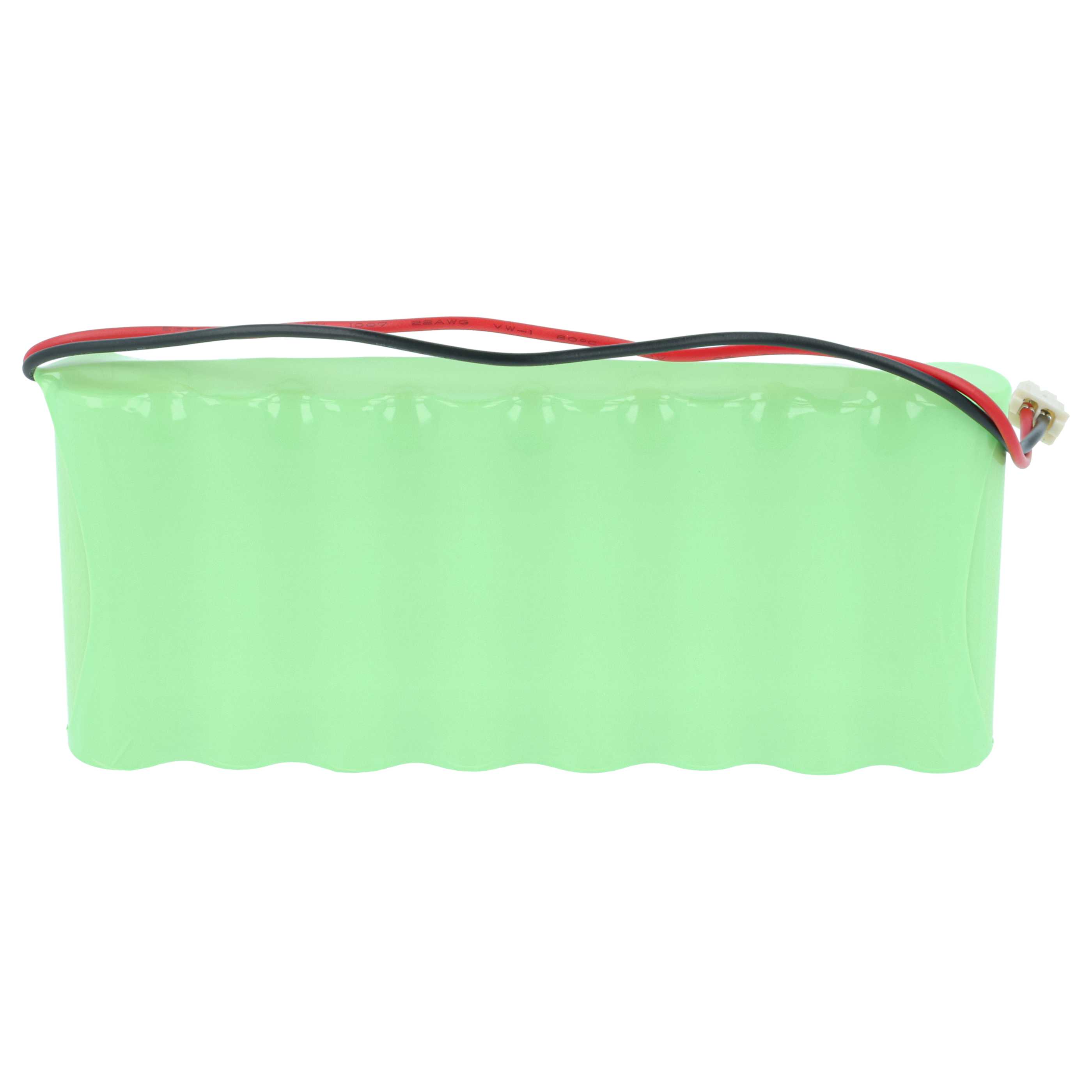 2x Akumulator do alarmu zamiennik Visonic 100729, 103-300672, GP130AAH6BMX, 0-9912-G - 2000 mAh 9,6 V NiMH